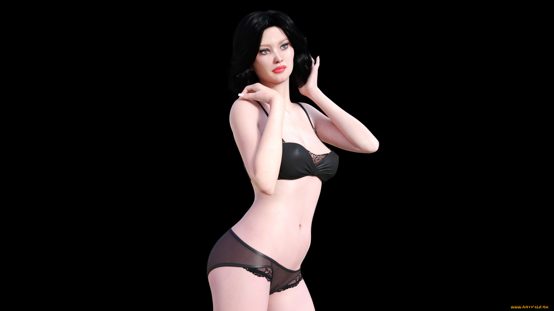 3д, графика, люди, , people, взгляд, девушка, фон