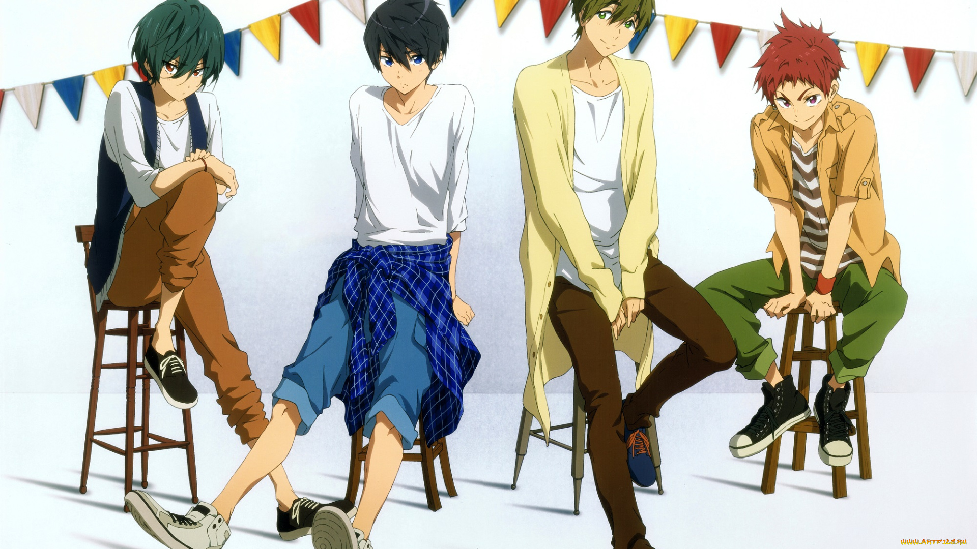 аниме, free, парни