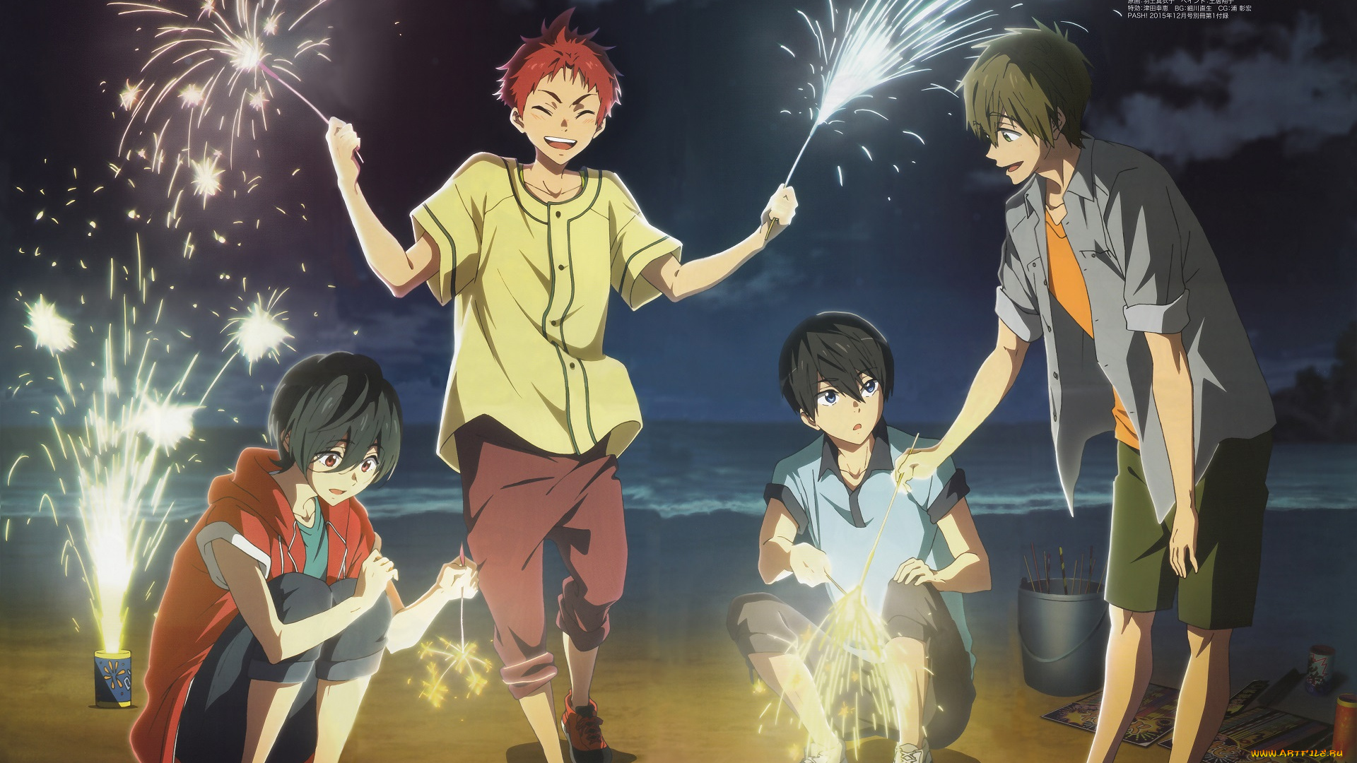 аниме, free, парни