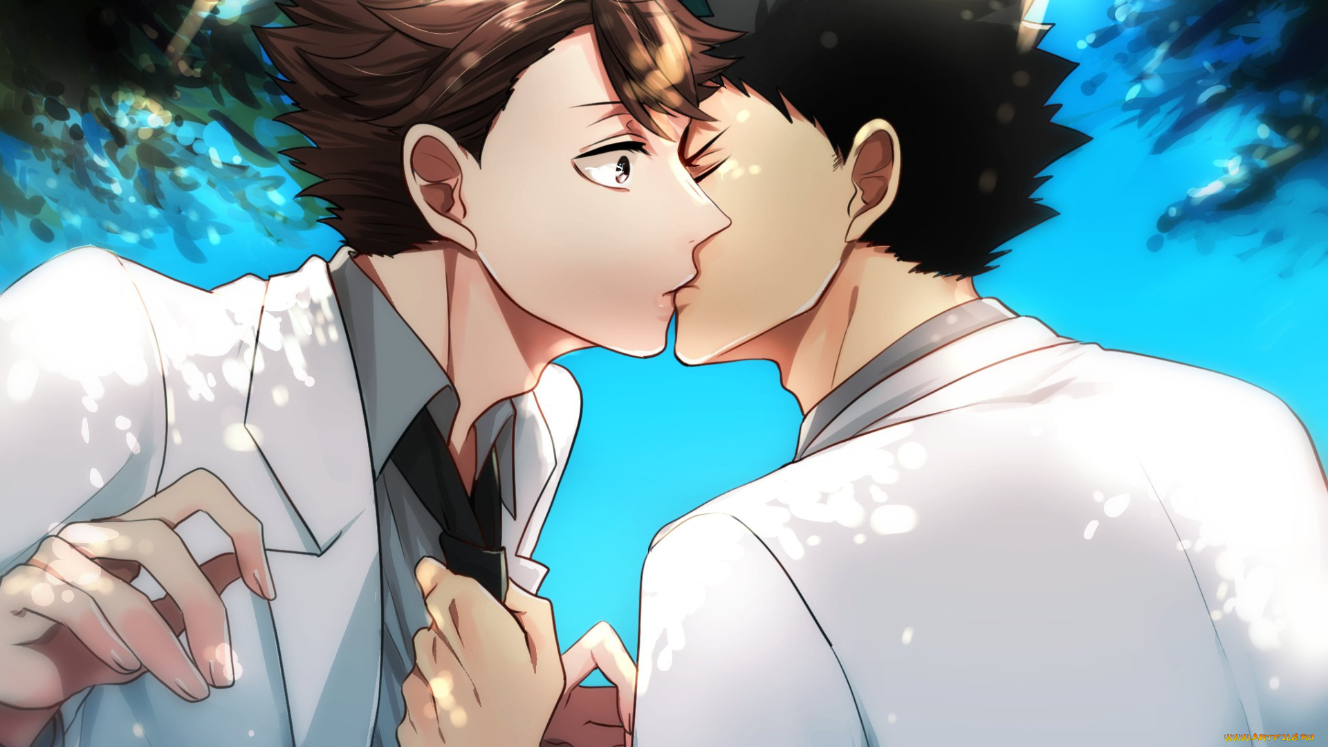 аниме, haikyuu, волейбол