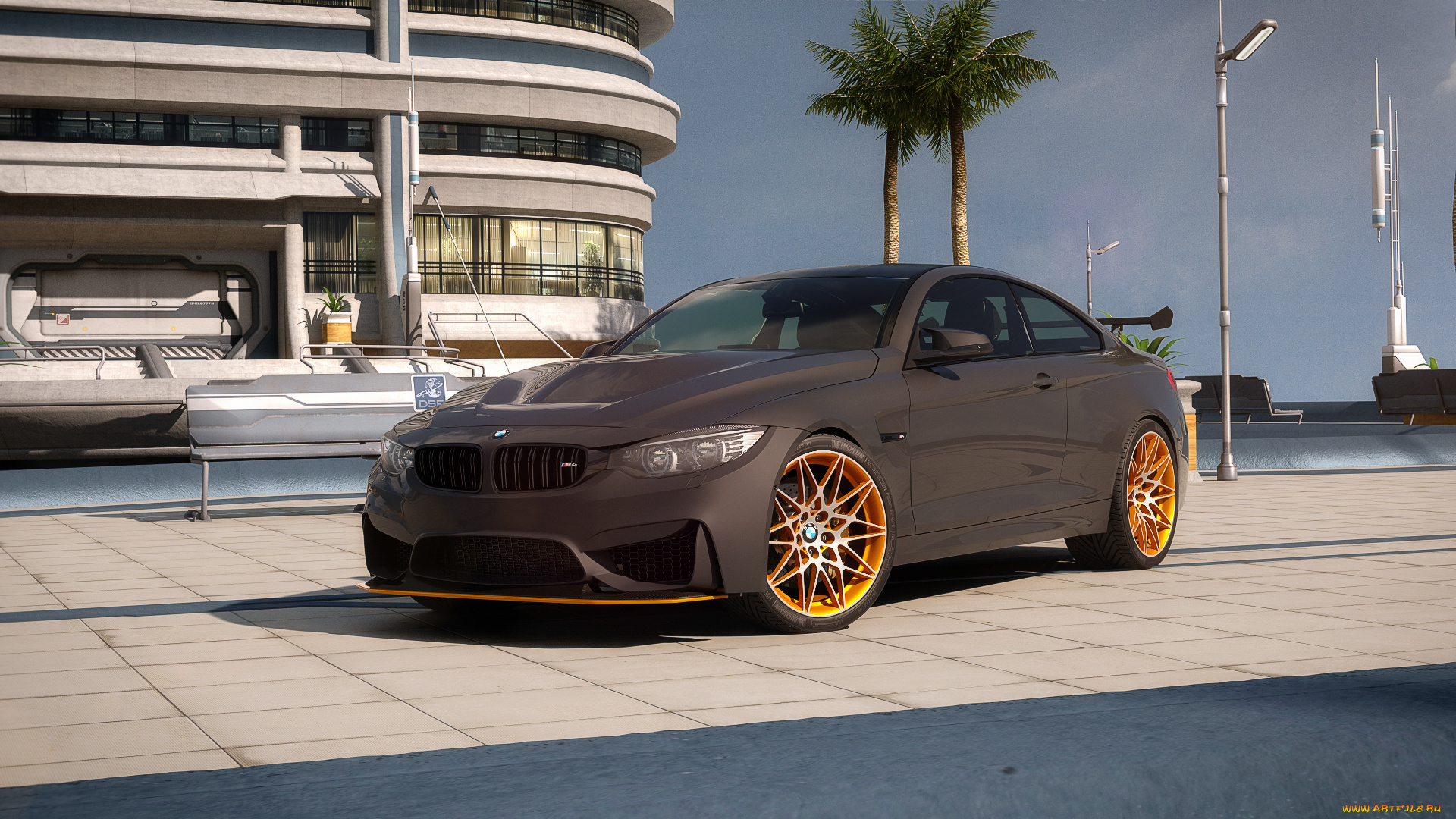 автомобили, 3д, фон, автомобиль