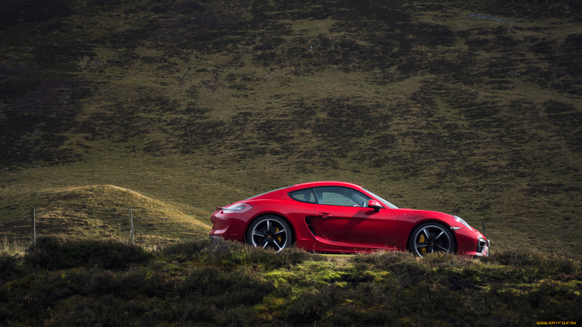 автомобили, porsche, 2014г, gts, 981c, uk-spec, cayman, красный