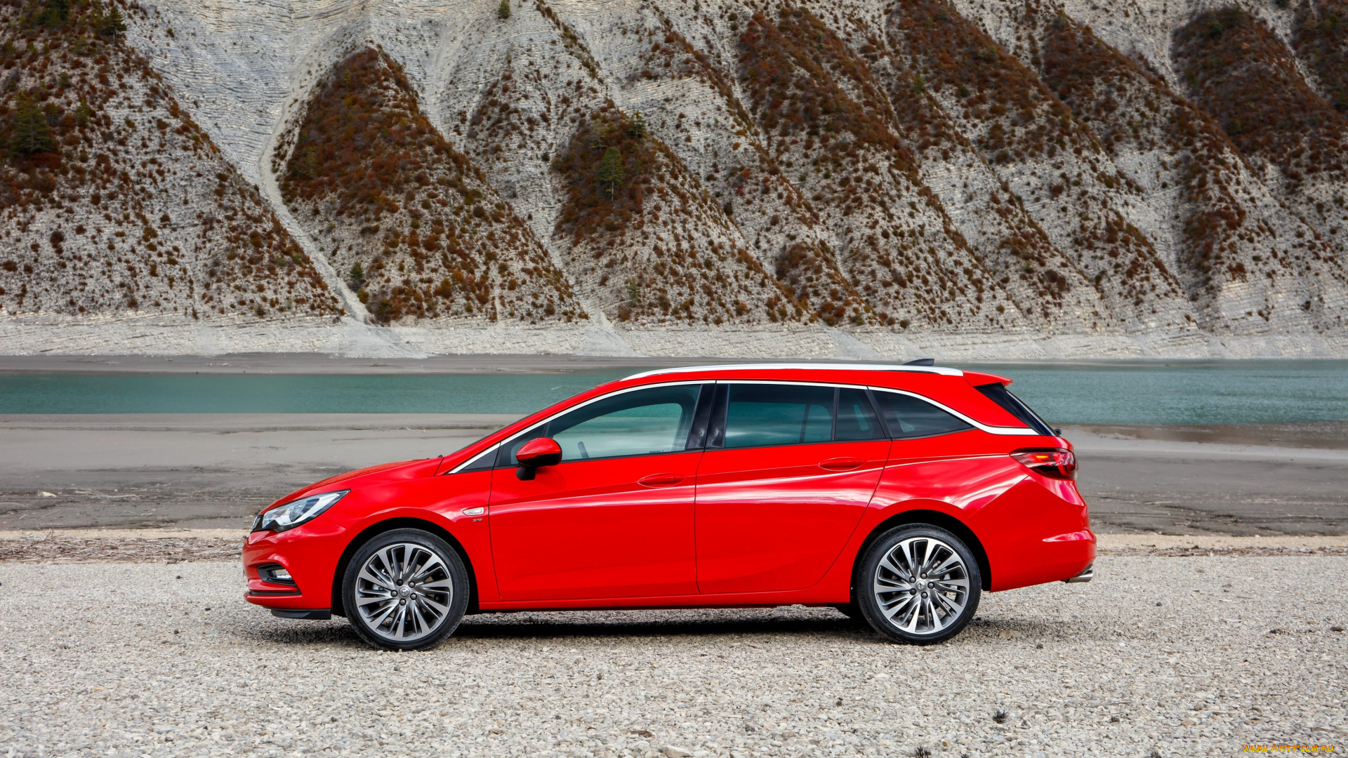 автомобили, vauxhall, astra, biturbo, sports, 2016г, красный, tourer