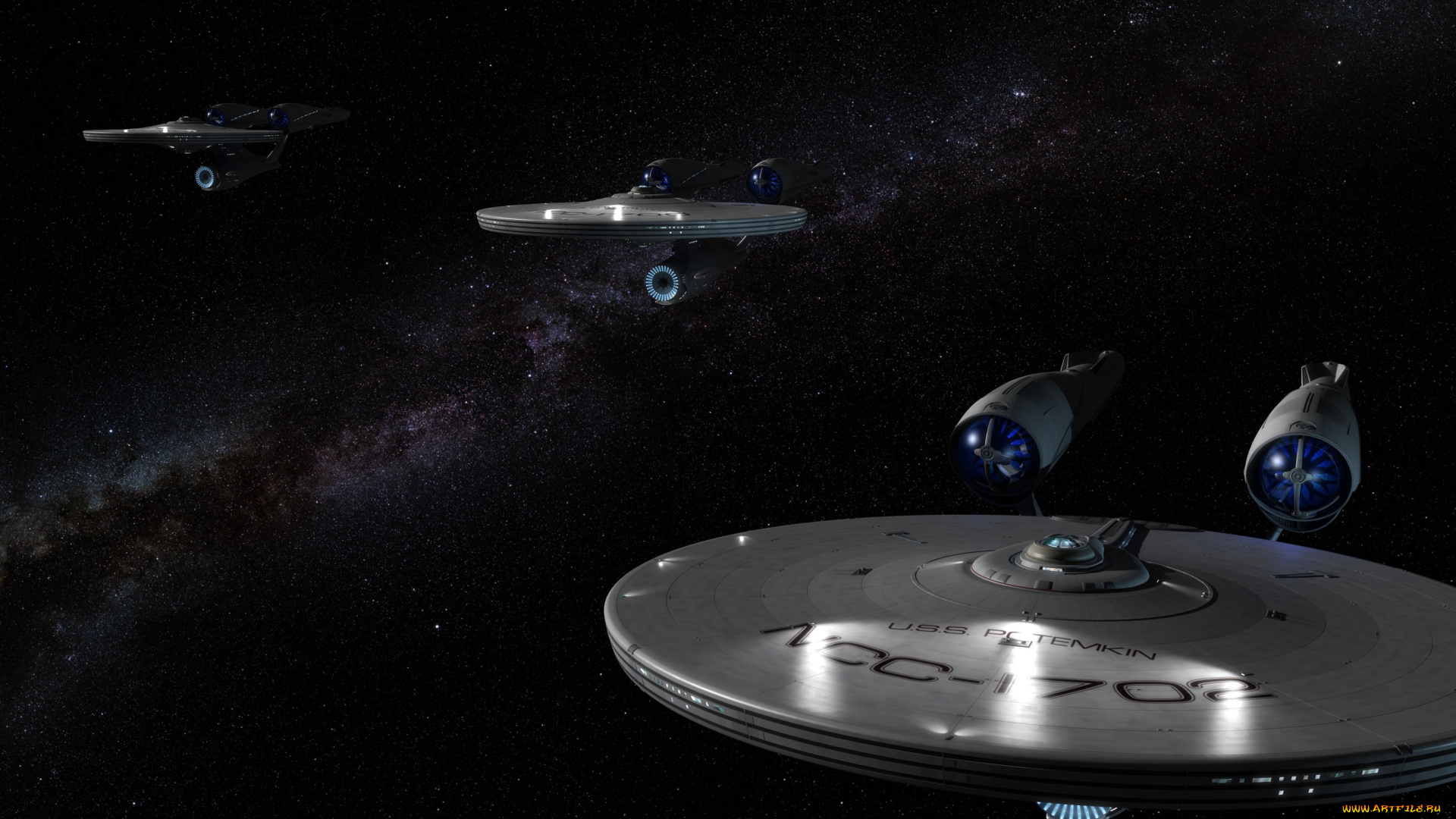 космос, арт, полет, космический, корабль, звезды, вселенная