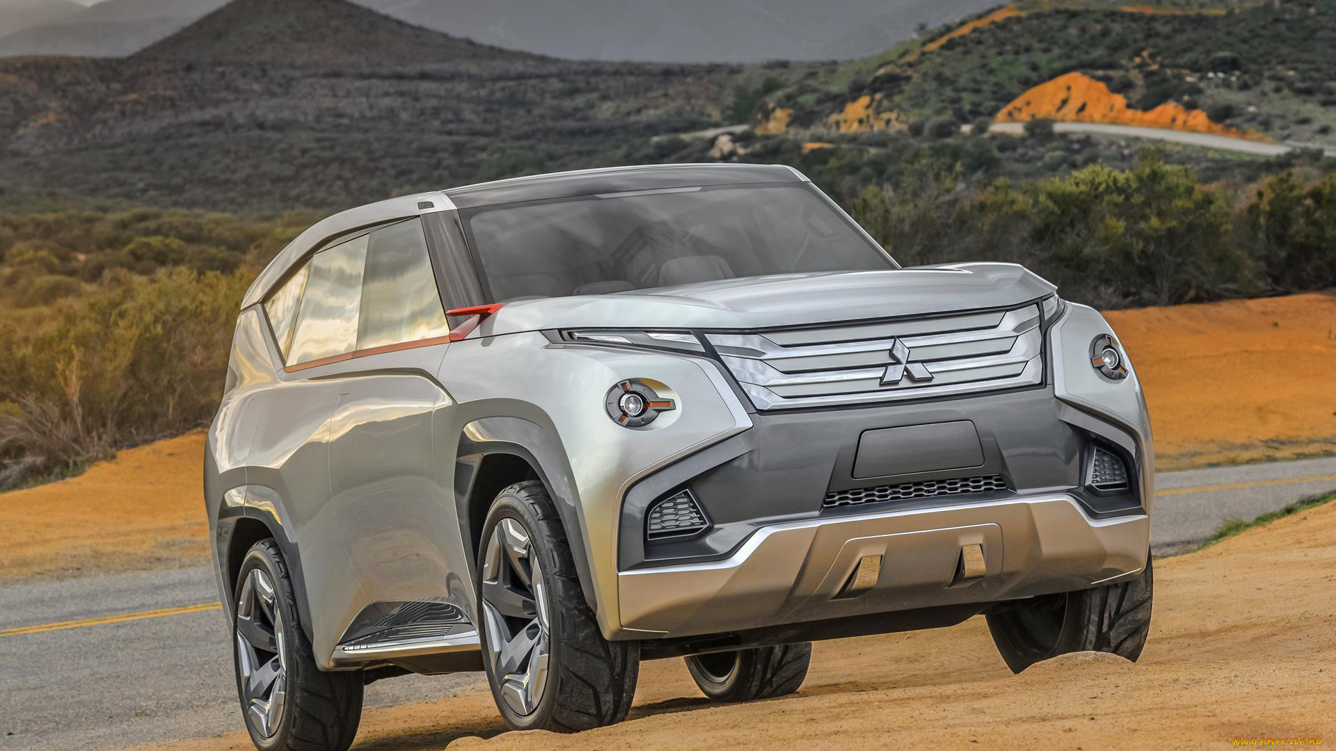 mitsubishi, concept, gc, phev, 2015, автомобили, mitsubishi, внедорожник, джип, gc, phev, concept, 2015