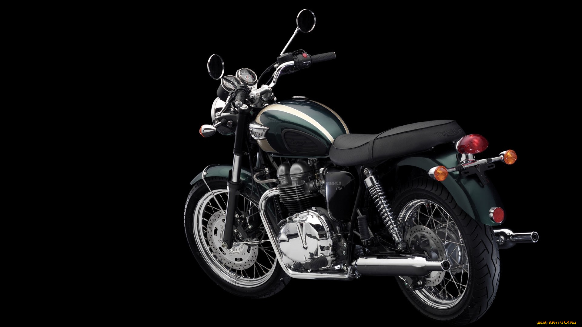 мотоциклы, triumph, фон, мотоцикл