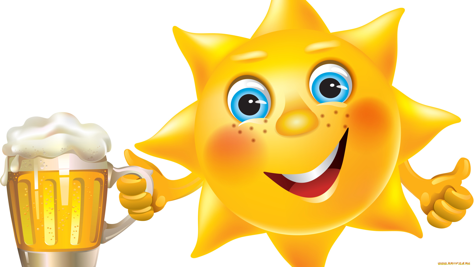 векторная, графика, еда, , food, пиво, бокал