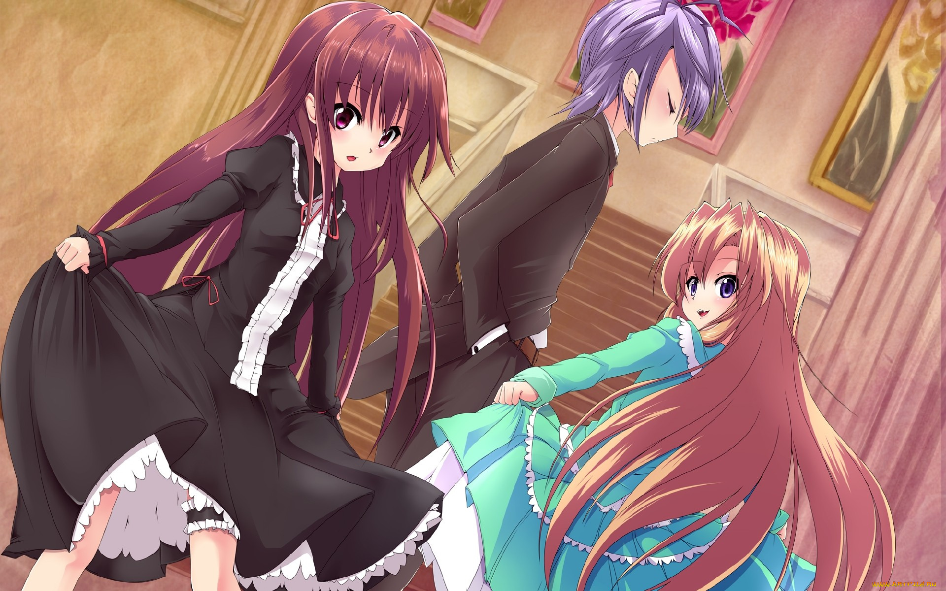 аниме, ib, трио