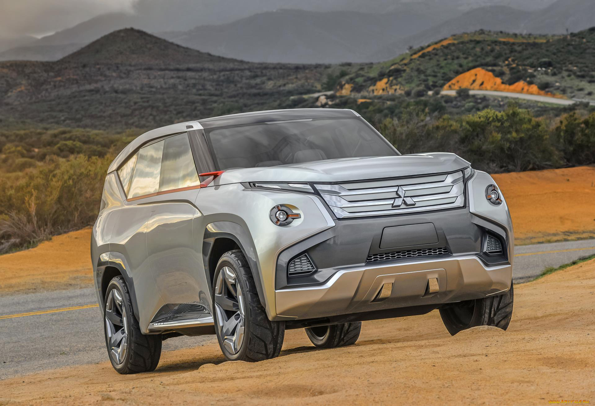 mitsubishi, concept, gc, phev, 2015, автомобили, mitsubishi, внедорожник, джип, gc, phev, concept, 2015