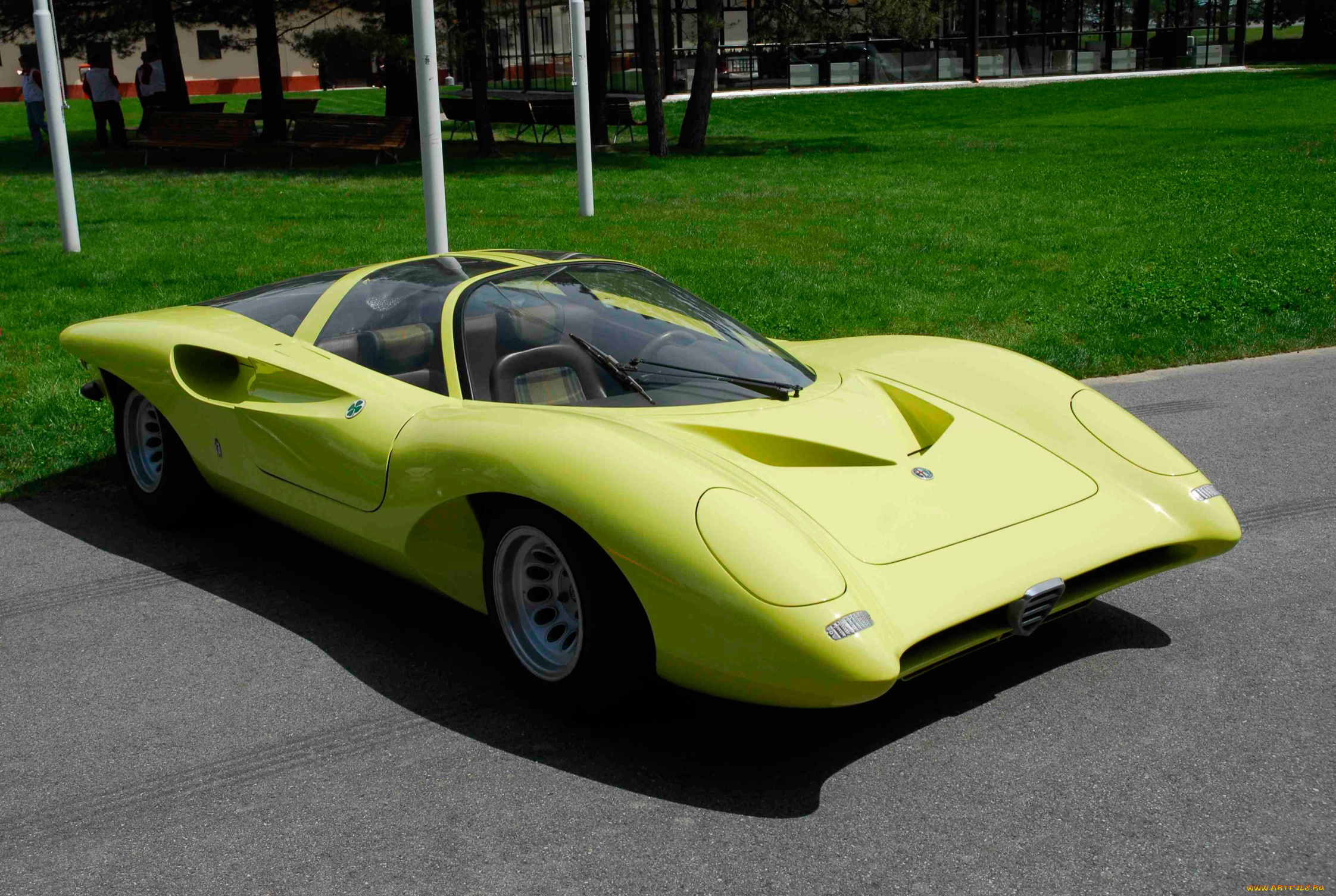 alfa, romeo, tipo, concept, 1969, автомобили, alfa, romeo, concept, салатовый, tipo, alfa, romeo, 1969