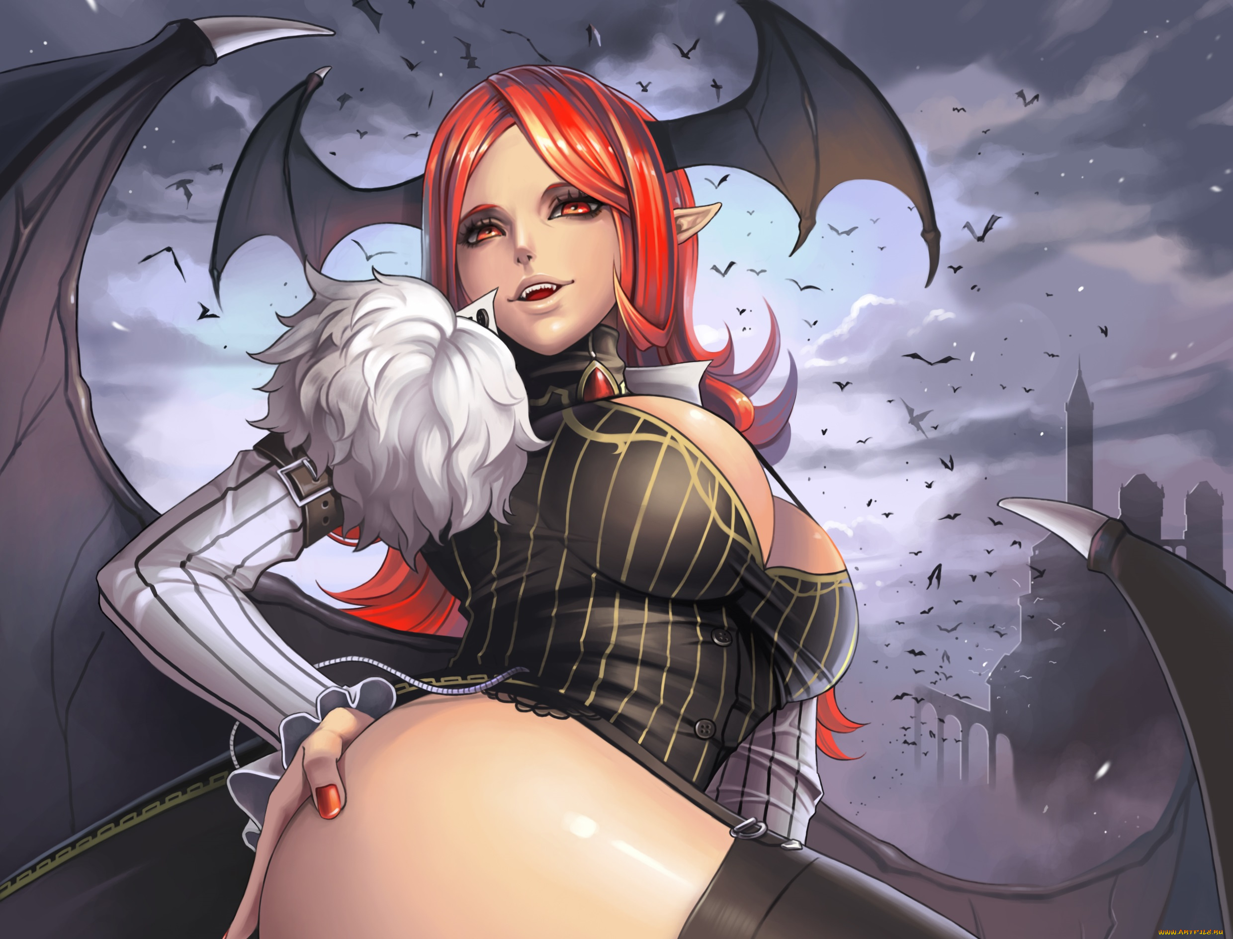 аниме, touhou, koakuma, dantewontdie