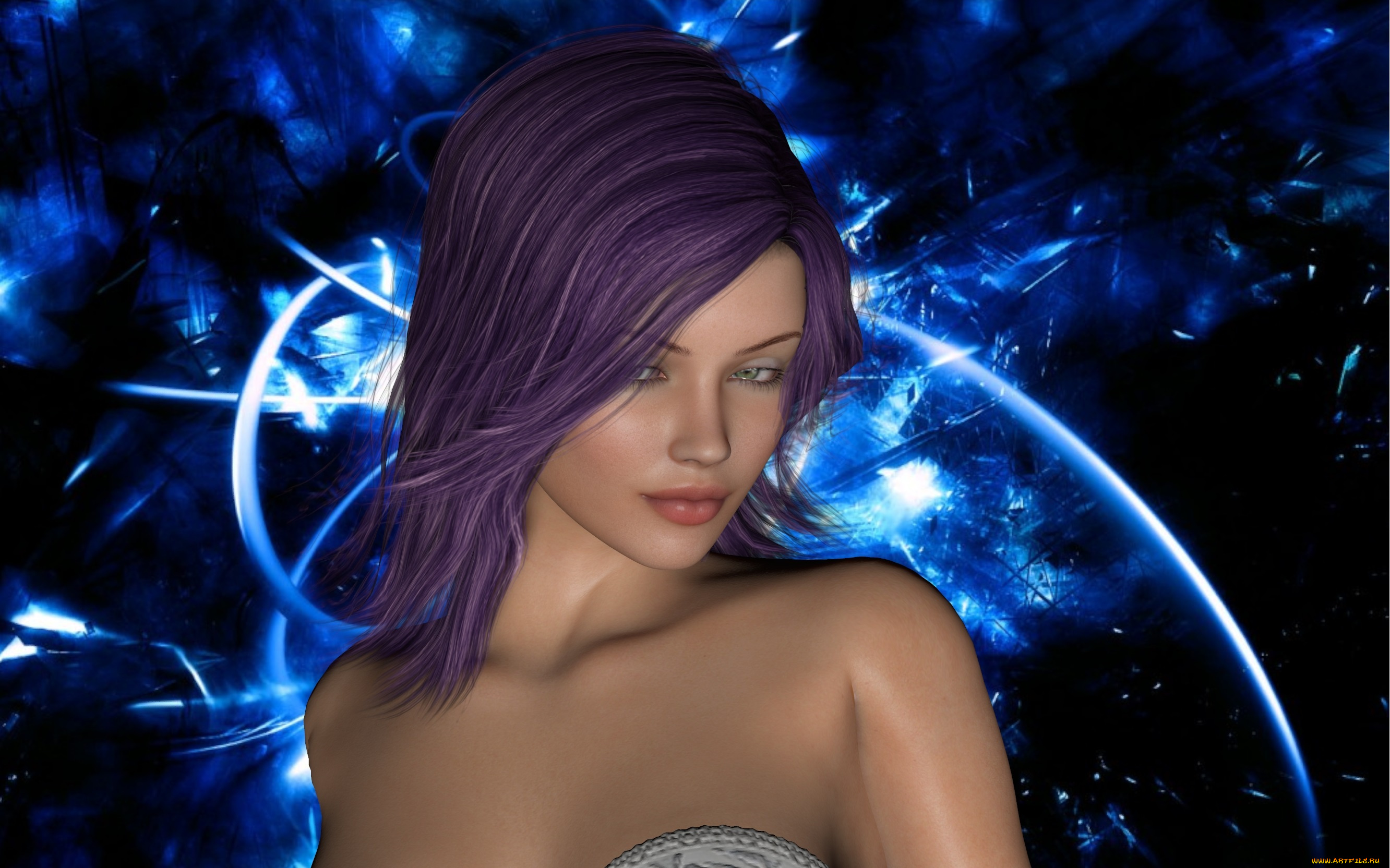 3д, графика, портрет, , portraits, девушка, фон, взгляд