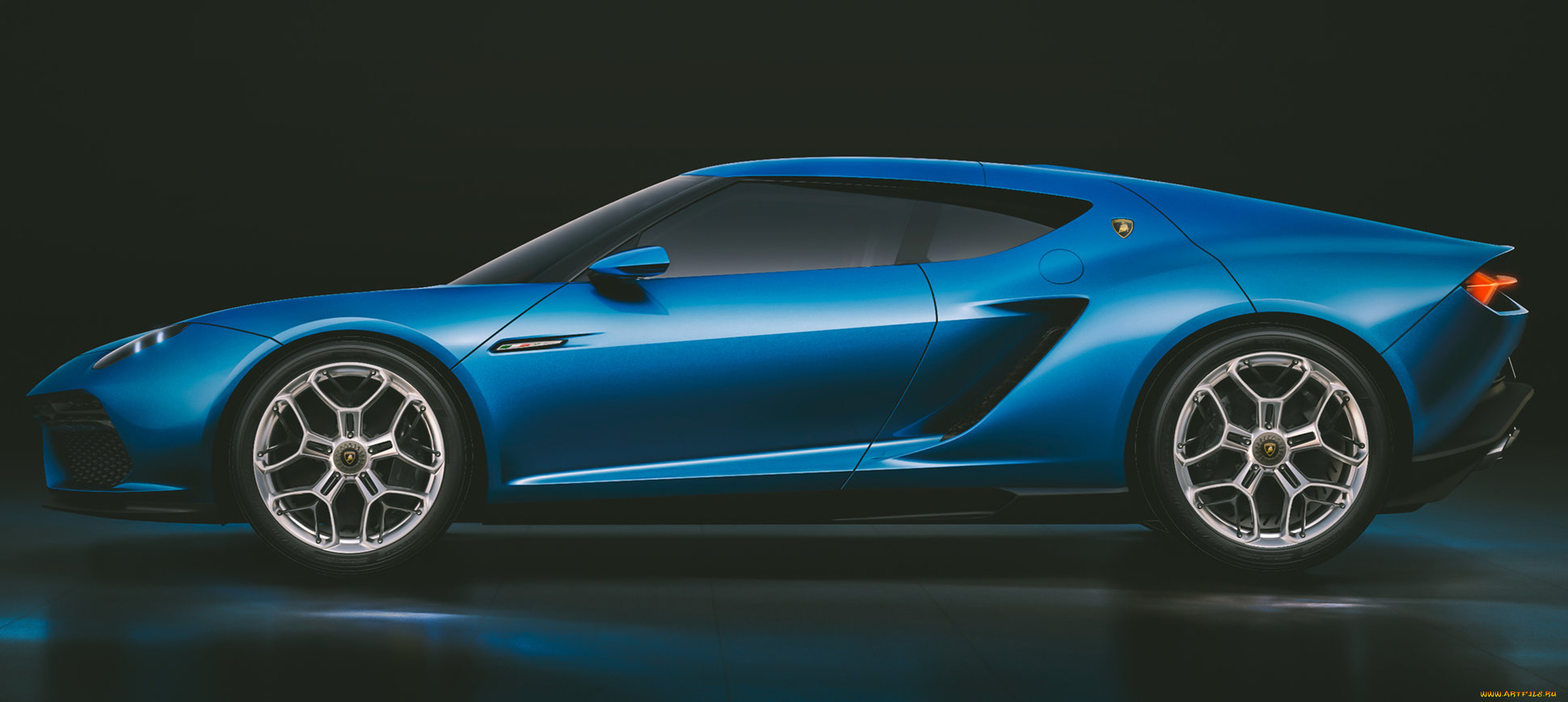 lamborghini, asterion, concept, 2019, автомобили, lamborghini, asterion, 2019, синий, supercar, concept