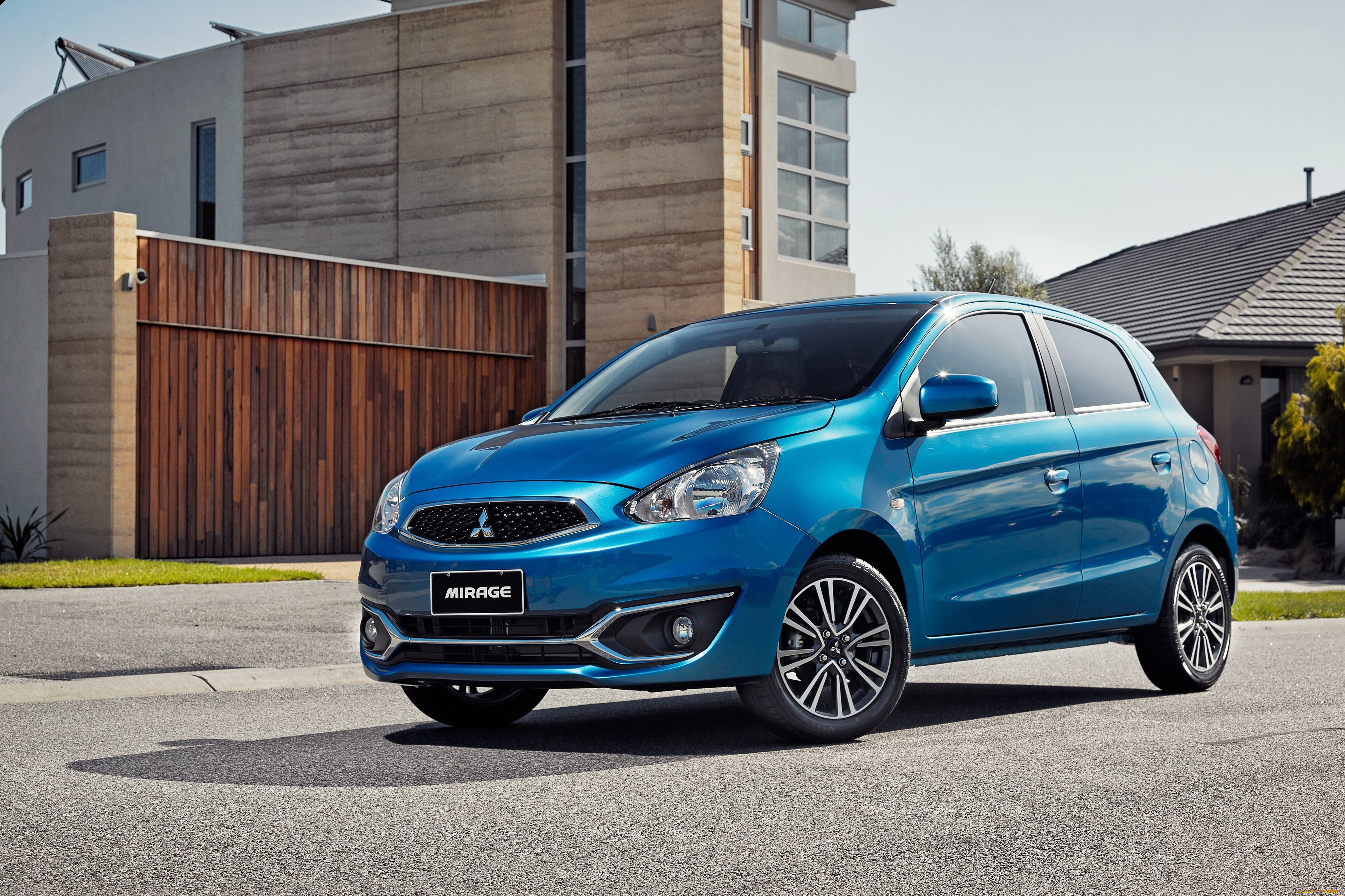 автомобили, mitsubishi, au-spec, 2016г, синий, mirage