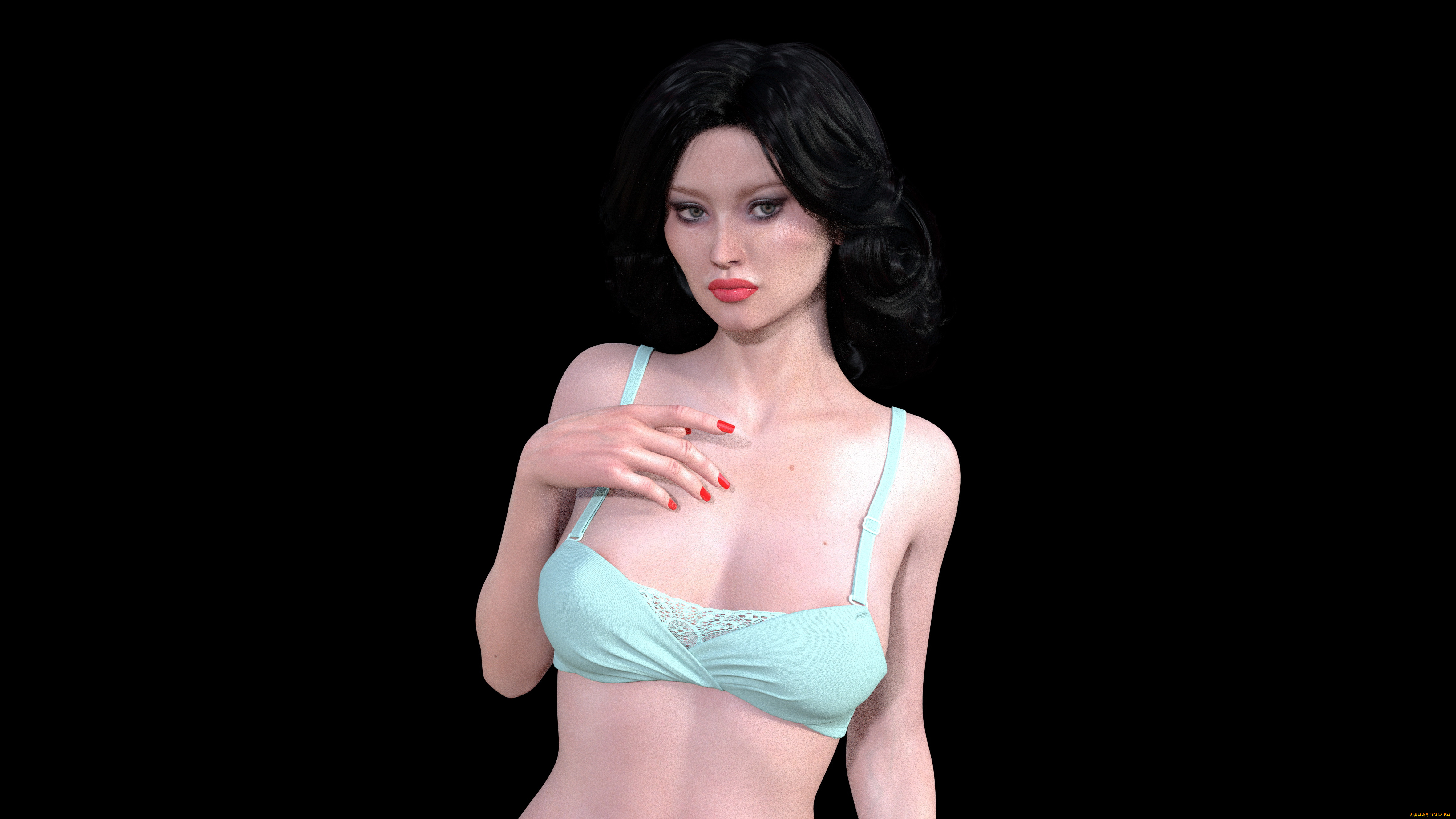 3д, графика, люди, , people, фон, взгляд, девушка