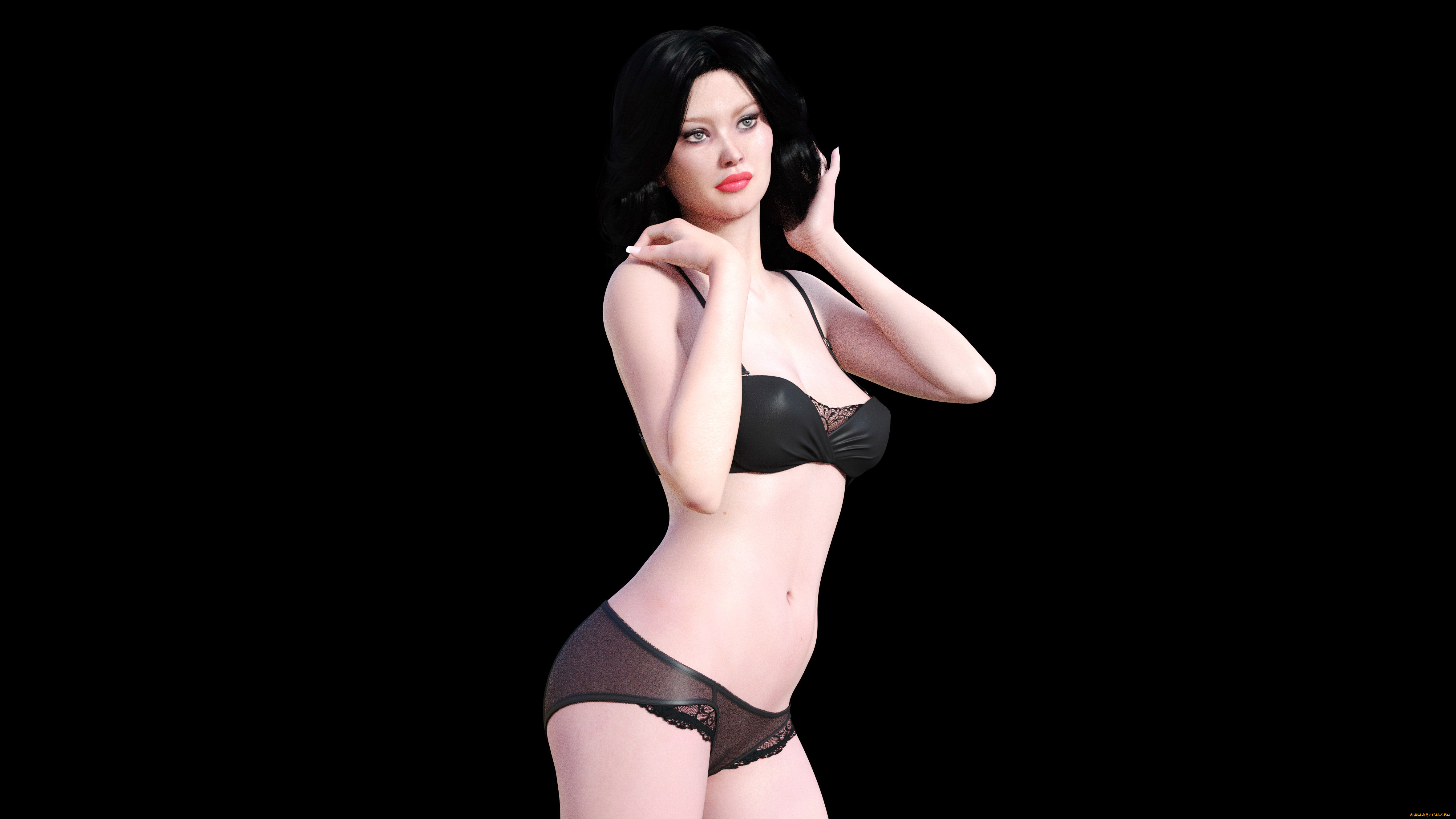 3д, графика, люди, , people, взгляд, девушка, фон