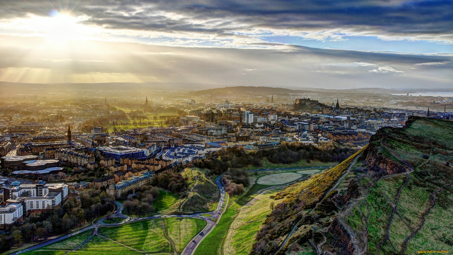 города, -, панорамы, обзор