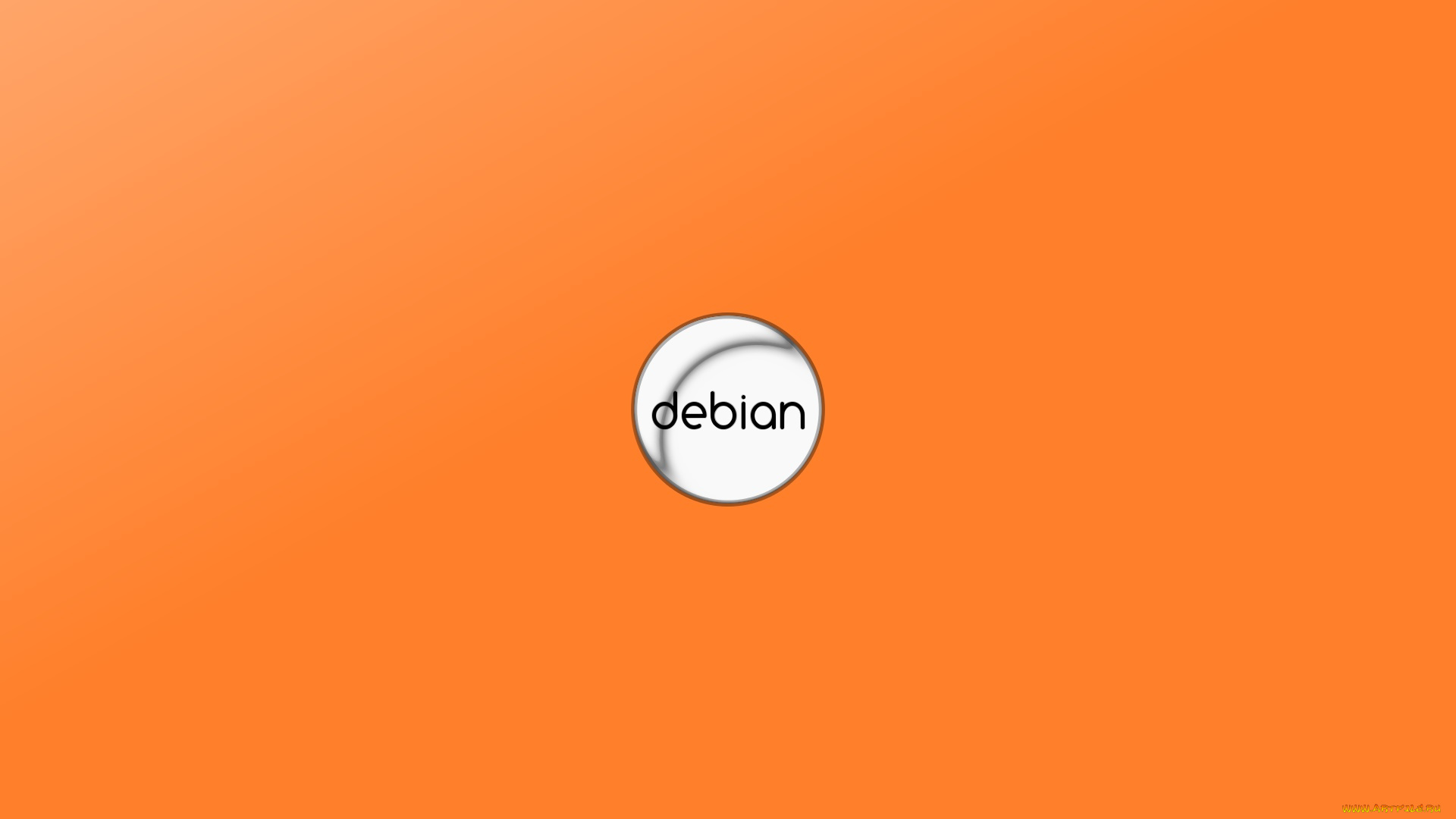 компьютеры, debian, фон, логотип