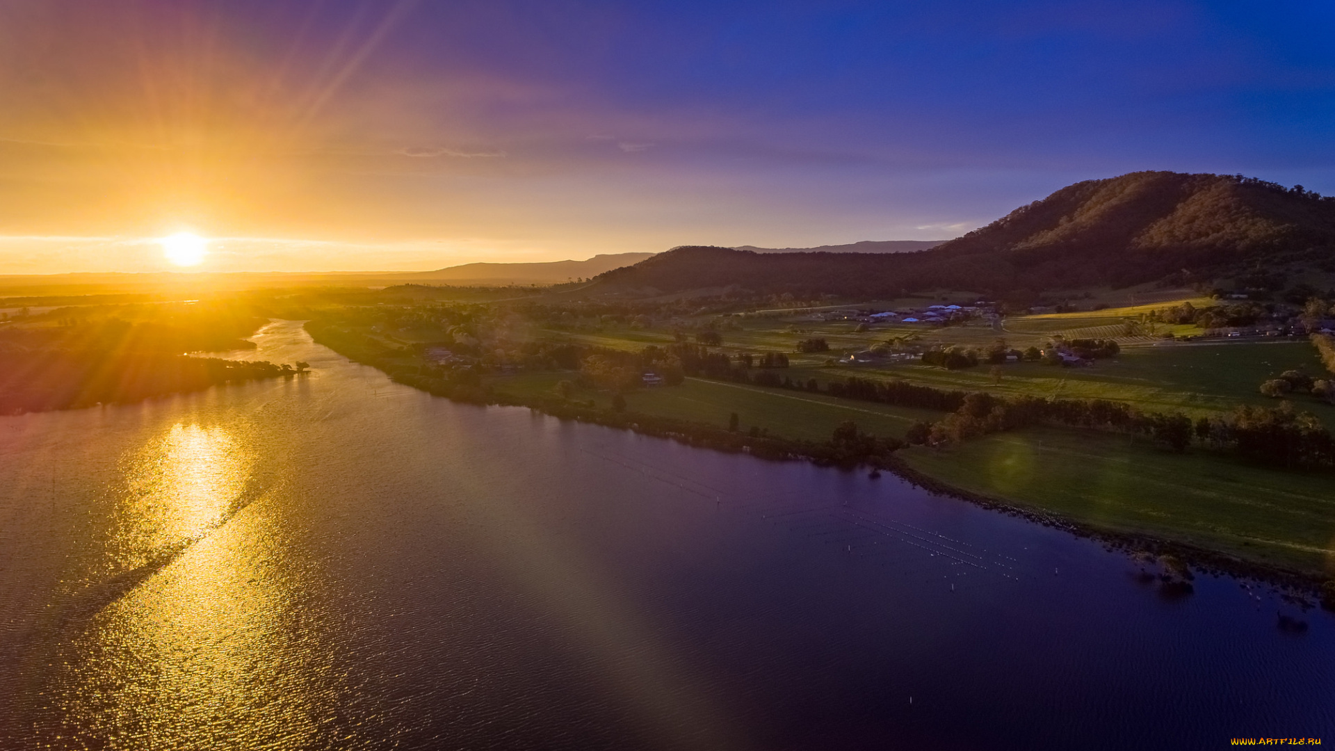 природа, восходы, закаты, простор