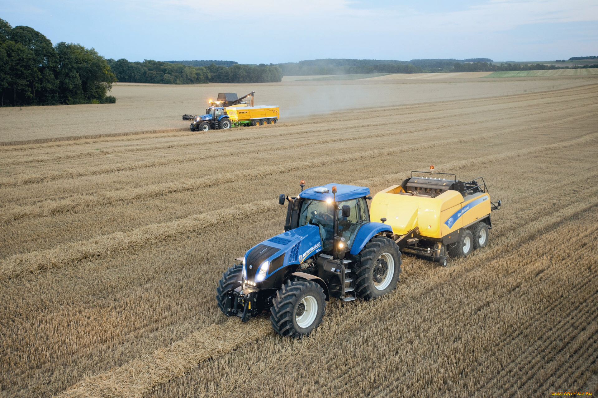 техника, тракторы, new, holland
