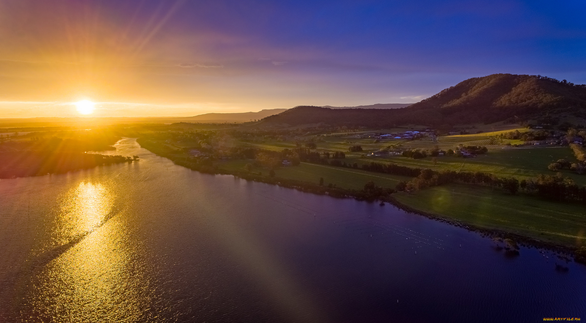 природа, восходы, закаты, простор