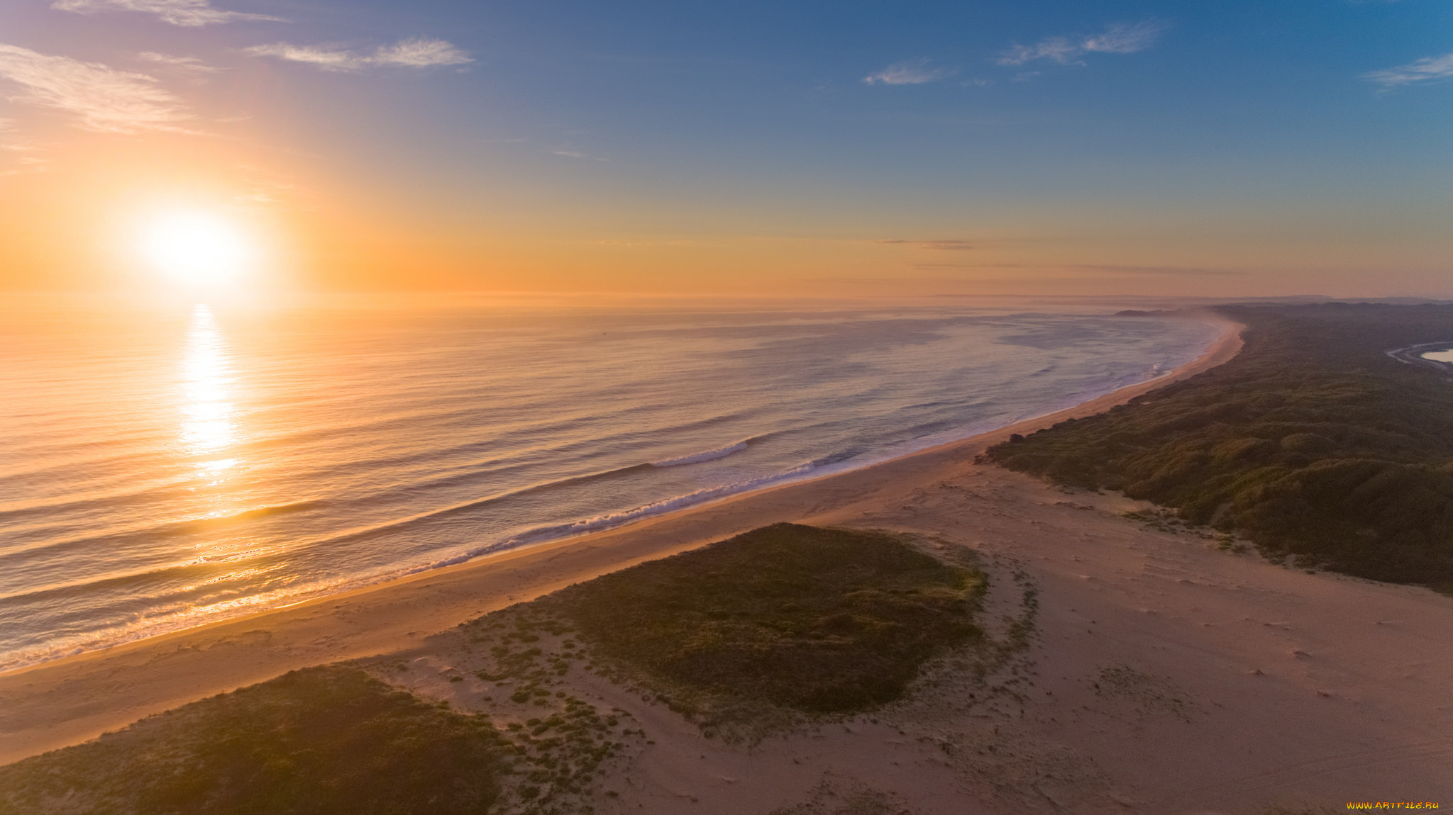 природа, восходы, закаты, простор