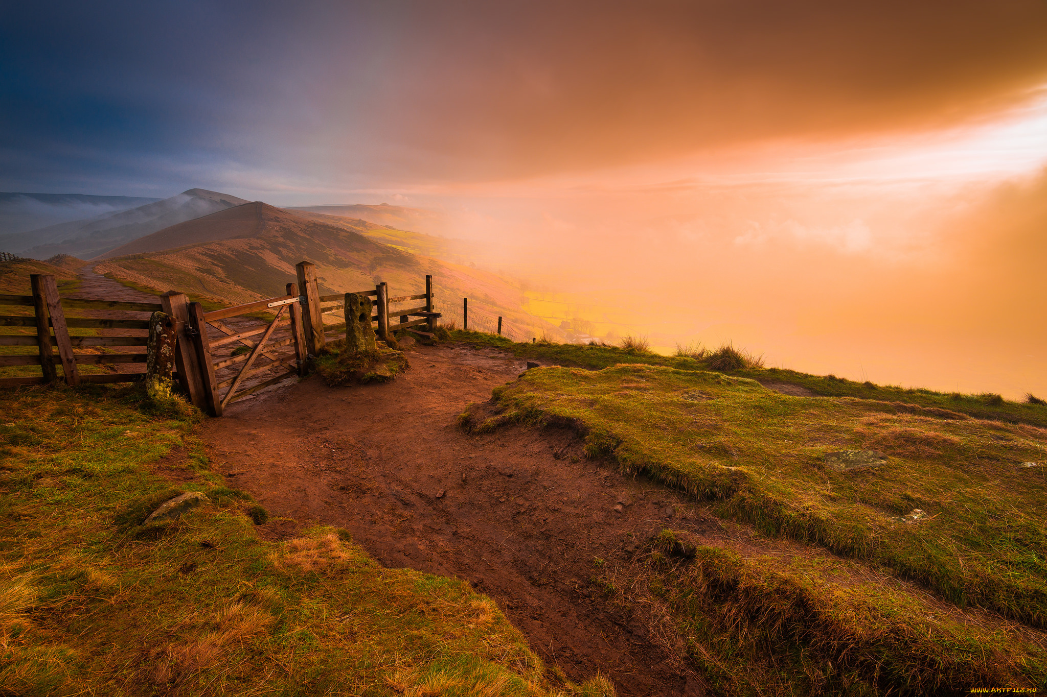 природа, восходы, закаты, простор