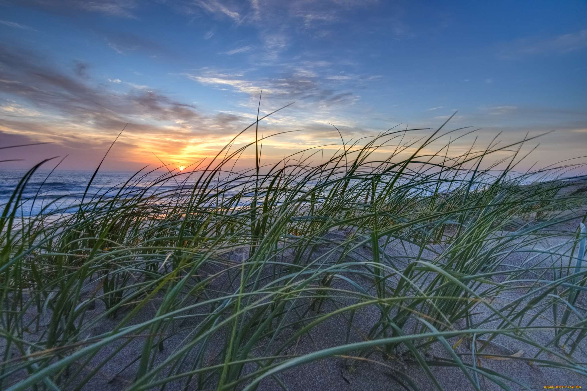 природа, побережье, простор