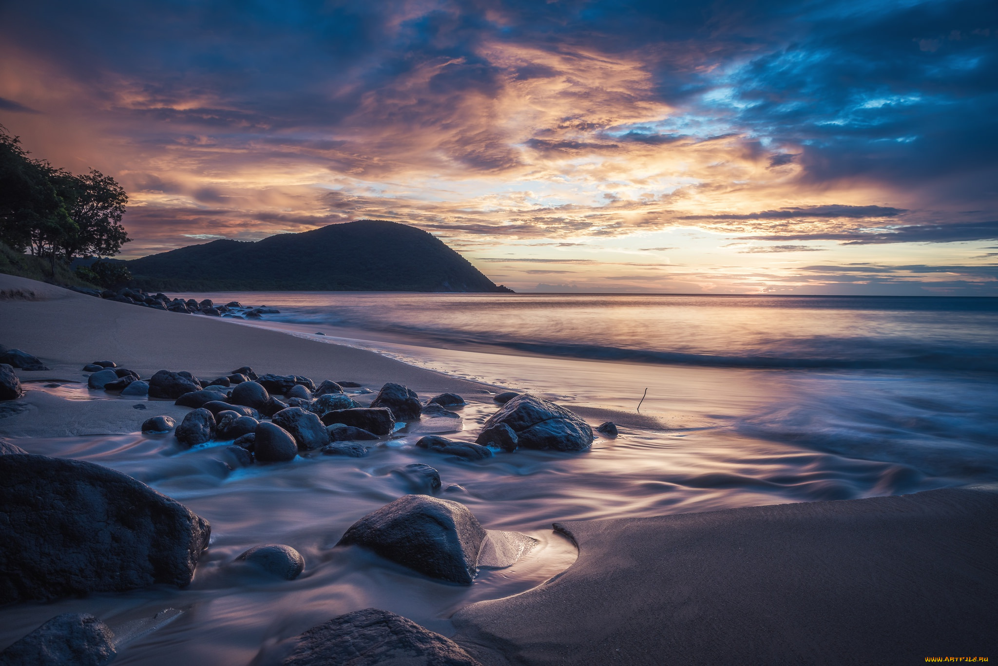 природа, восходы, закаты, море