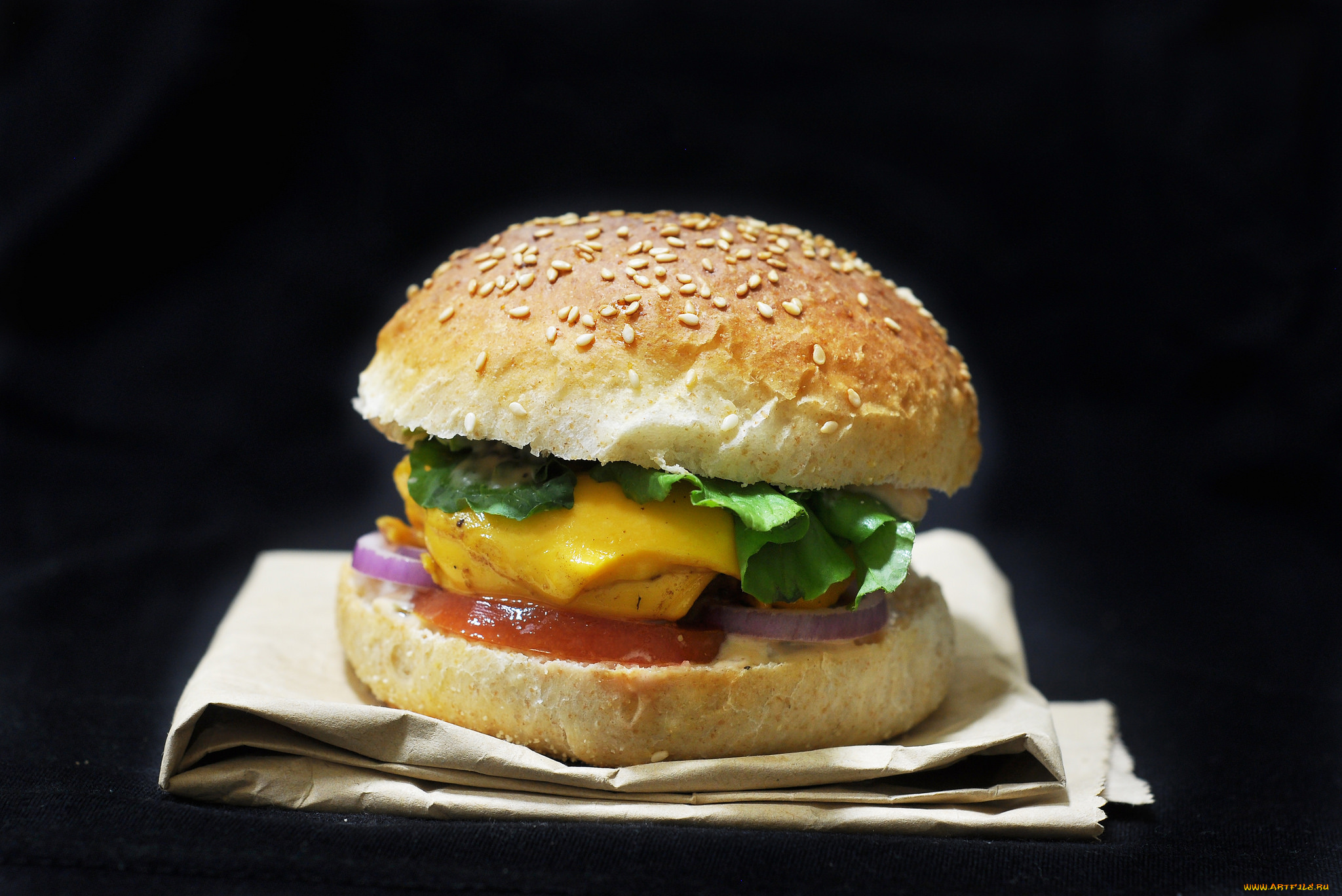 еда, бутерброды, , гамбургеры, , канапе, бургер