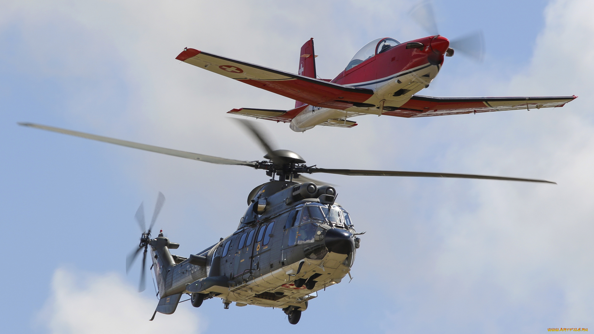 as, 332, super, puma, , bae, hawk, t1, авиация, разные, вместе, самолет, вертолет, bae, hawk, t1, super, puma, небо, as, 332