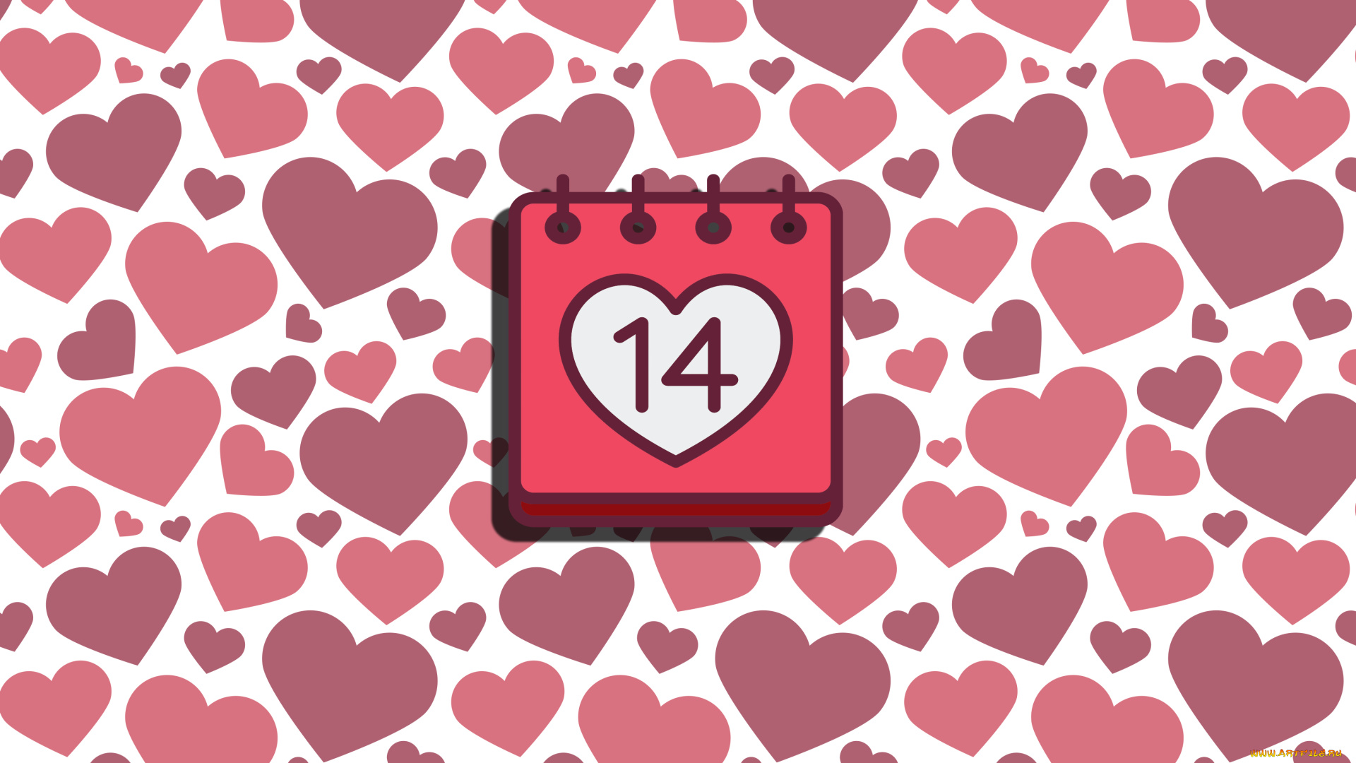 праздничные, день, святого, валентина, , сердечки, , любовь, любовь, сердце, валентинка, текстура, календарь, праздник