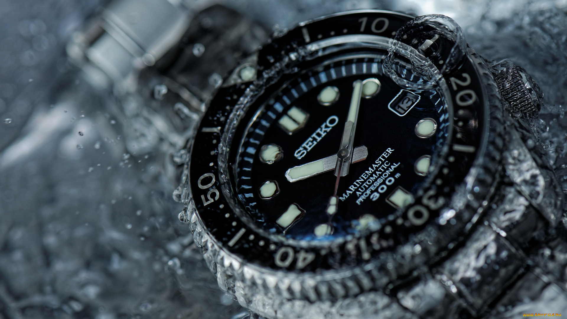 seiko, бренды, капли, вода, часы, automatic, technology, watch