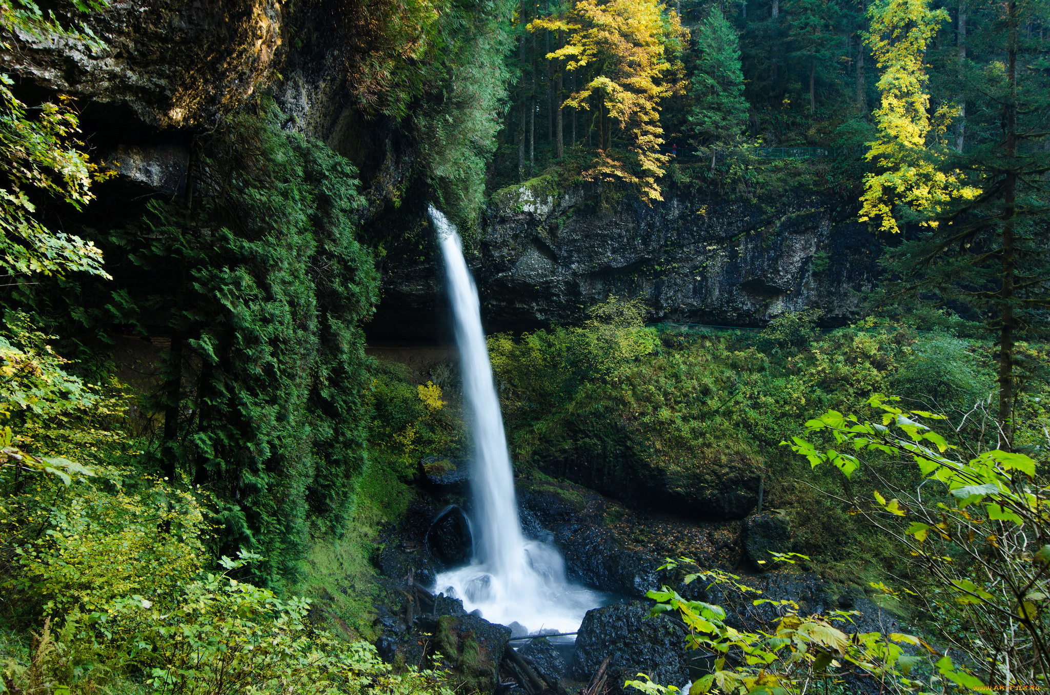 природа, водопады, простор