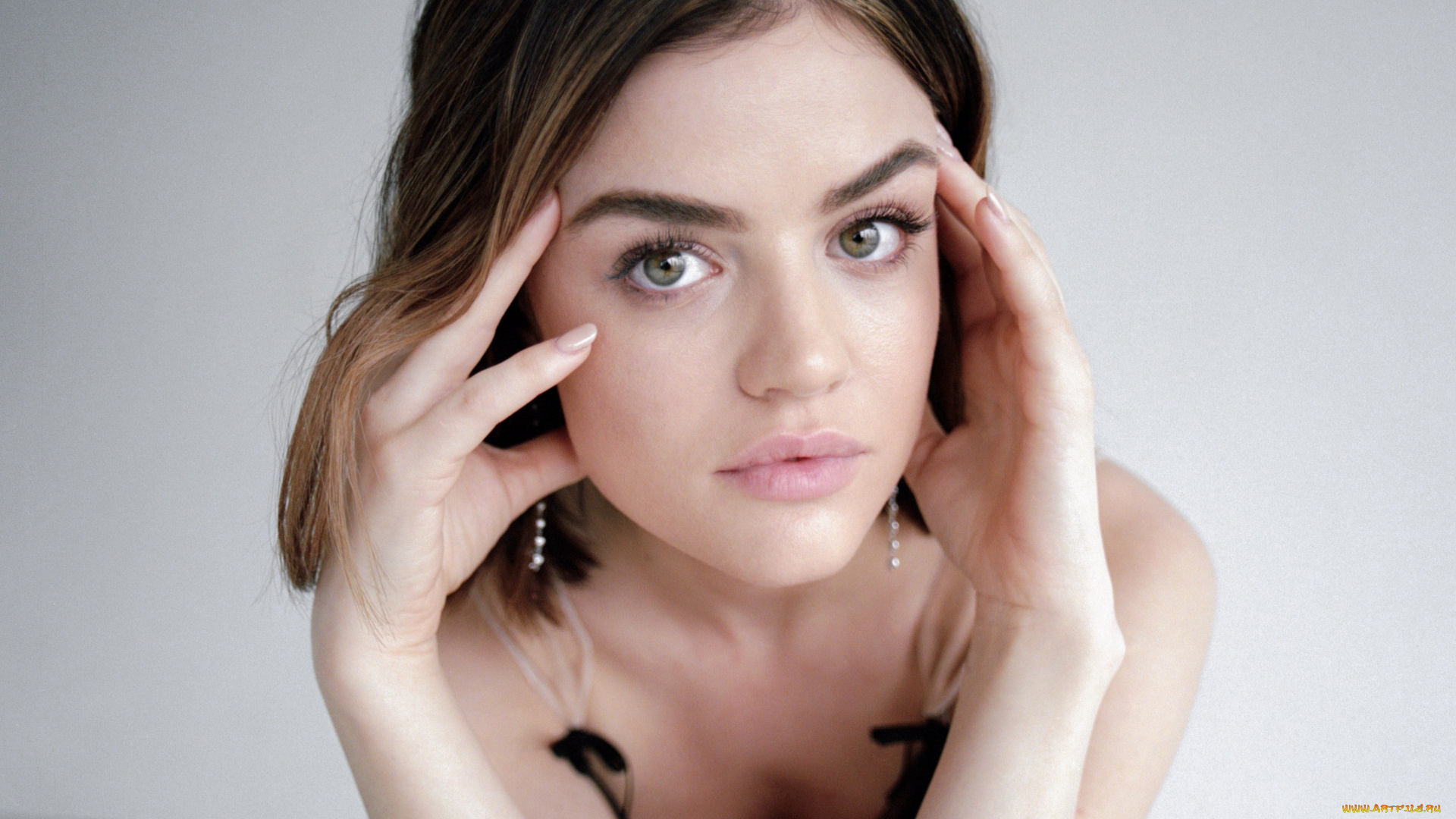 девушки, lucy, hale, лицо, шатенка