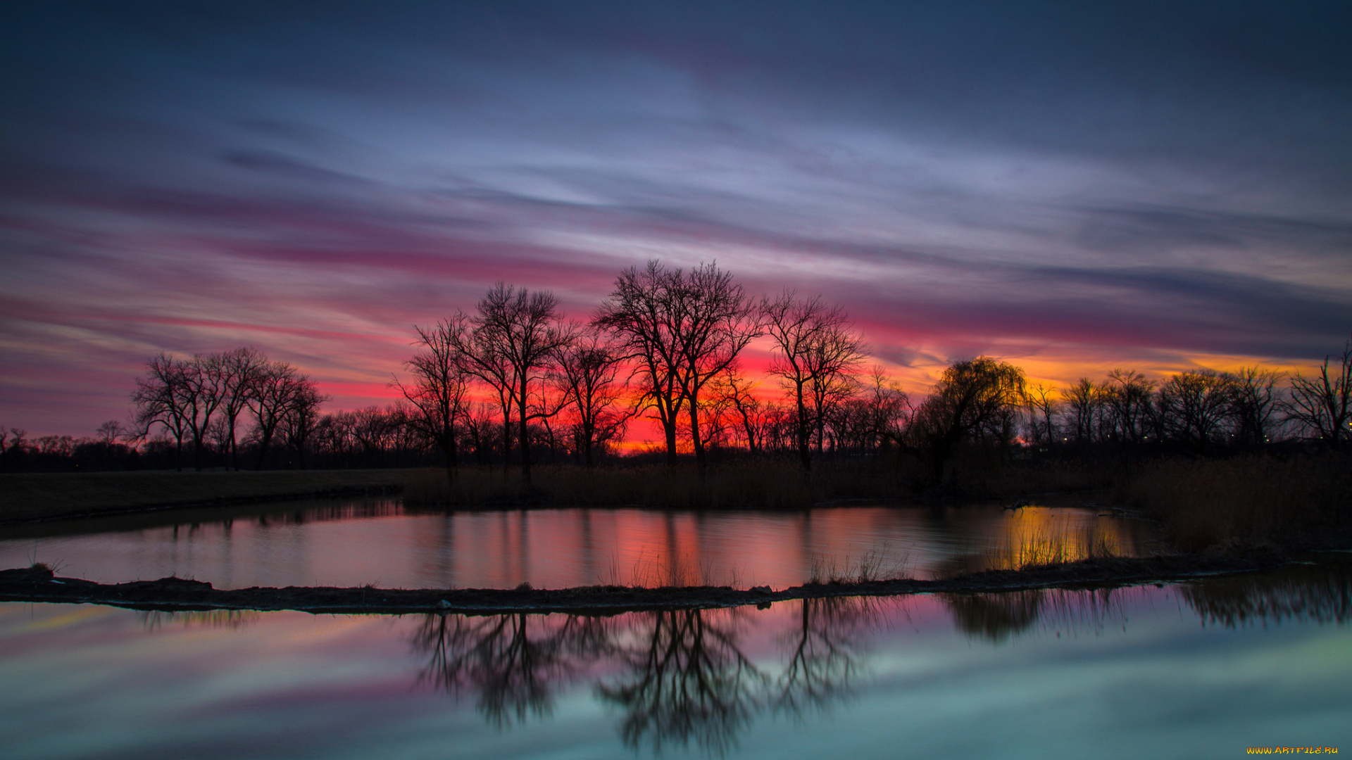 природа, восходы, закаты, простор