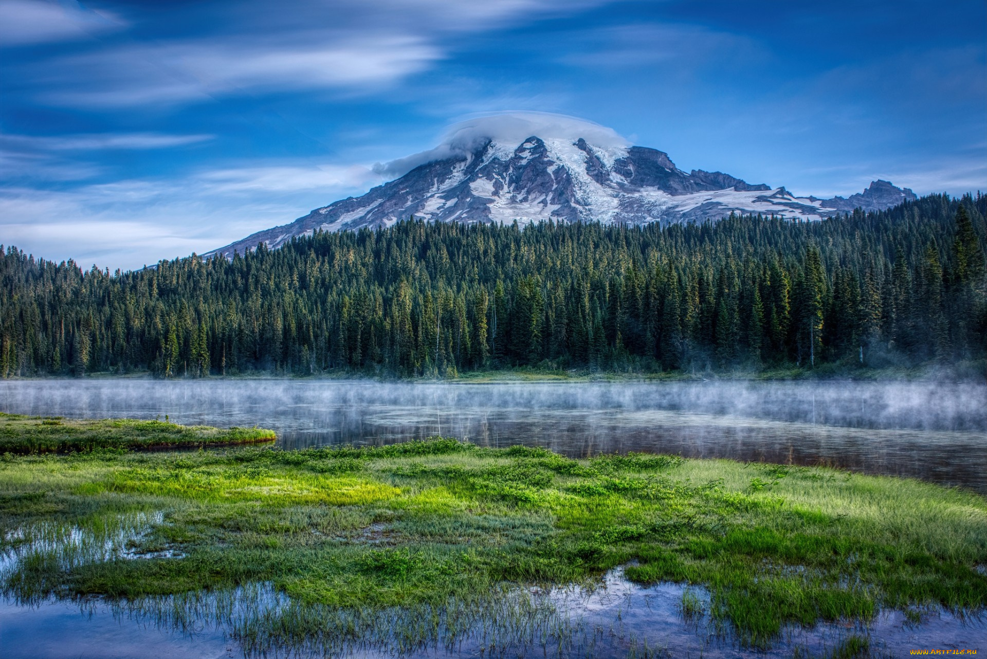 природа, реки, озера, простор