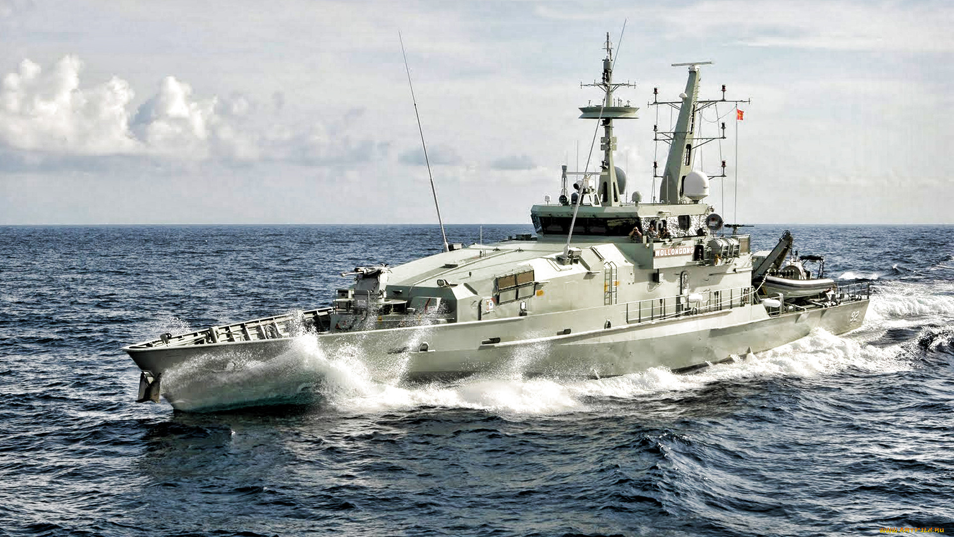 корабли, катера, hmas, wollongong, acpb, 92, патрульный, катер, королевский, флот, австралии, класс, армидейл, военный, корабль