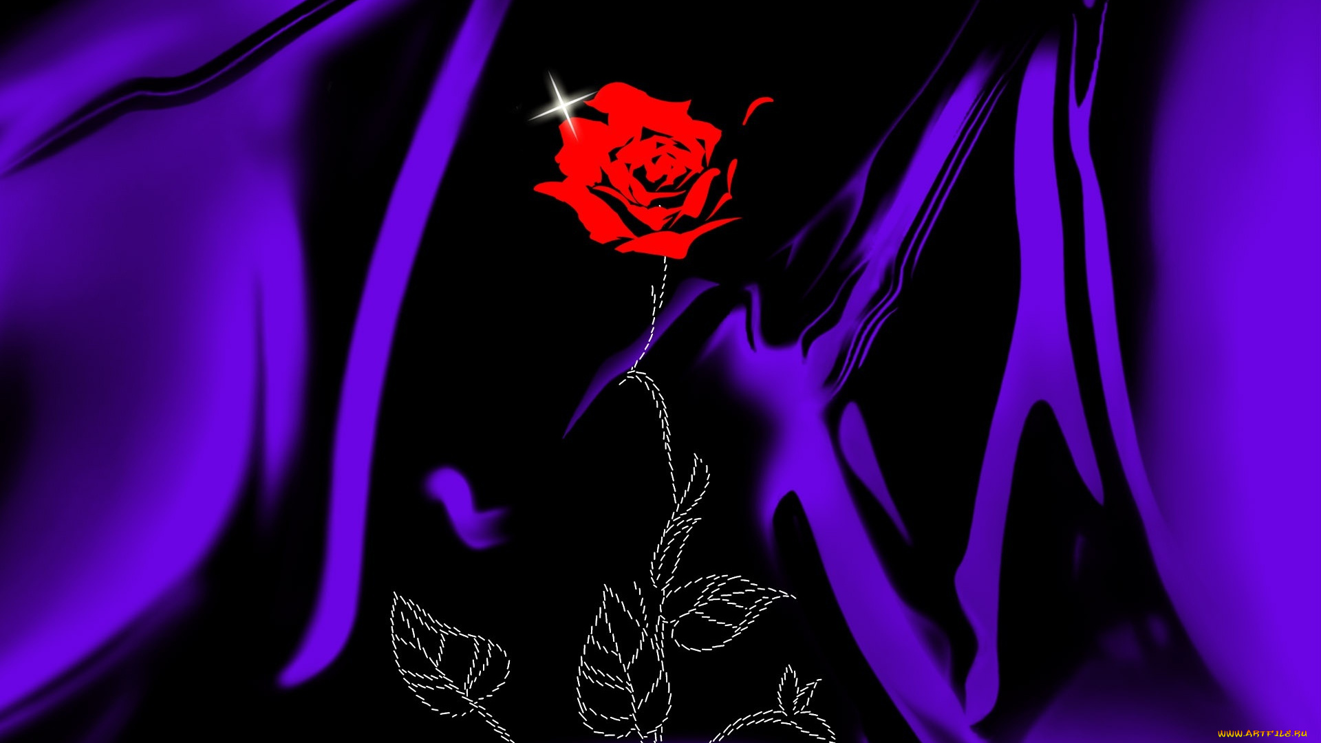 векторная, графика, цветы, , flowers, роза, ткань