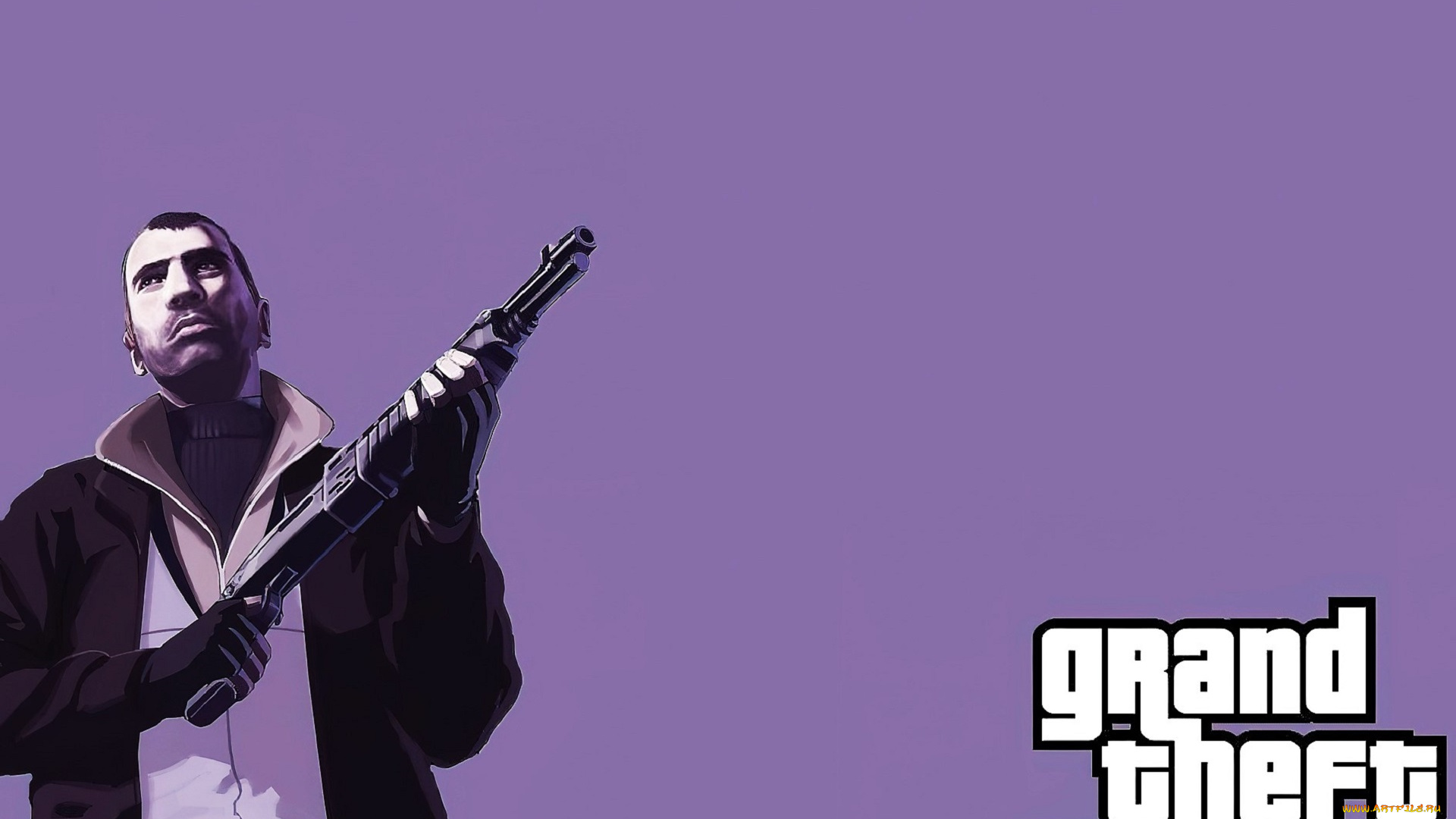 видео, игры, grand, theft, auto, iv, преступник, оружие