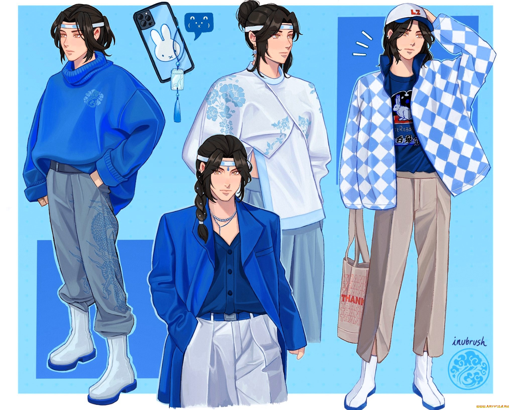 аниме, mo, dao, zu, shi, лань, ванцзи, образы