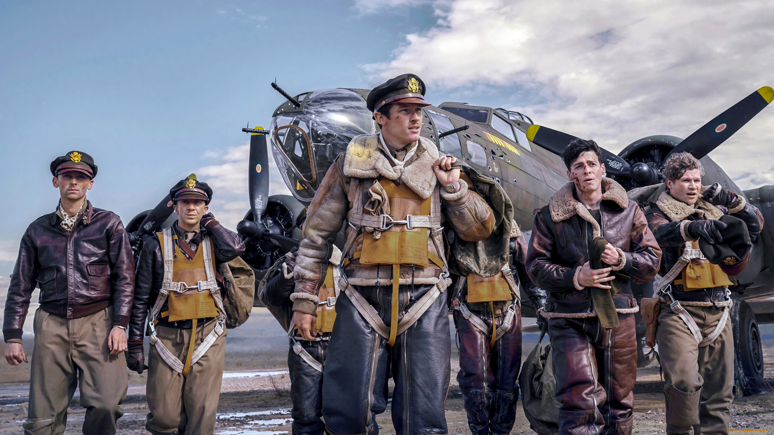 masters, of, the, air, , мини–сериал, 2024, –, , кино, фильмы, masters, of, the, air, властелины, воздуха, военный, боевик, история, apple, tv, кадры, из, фильма