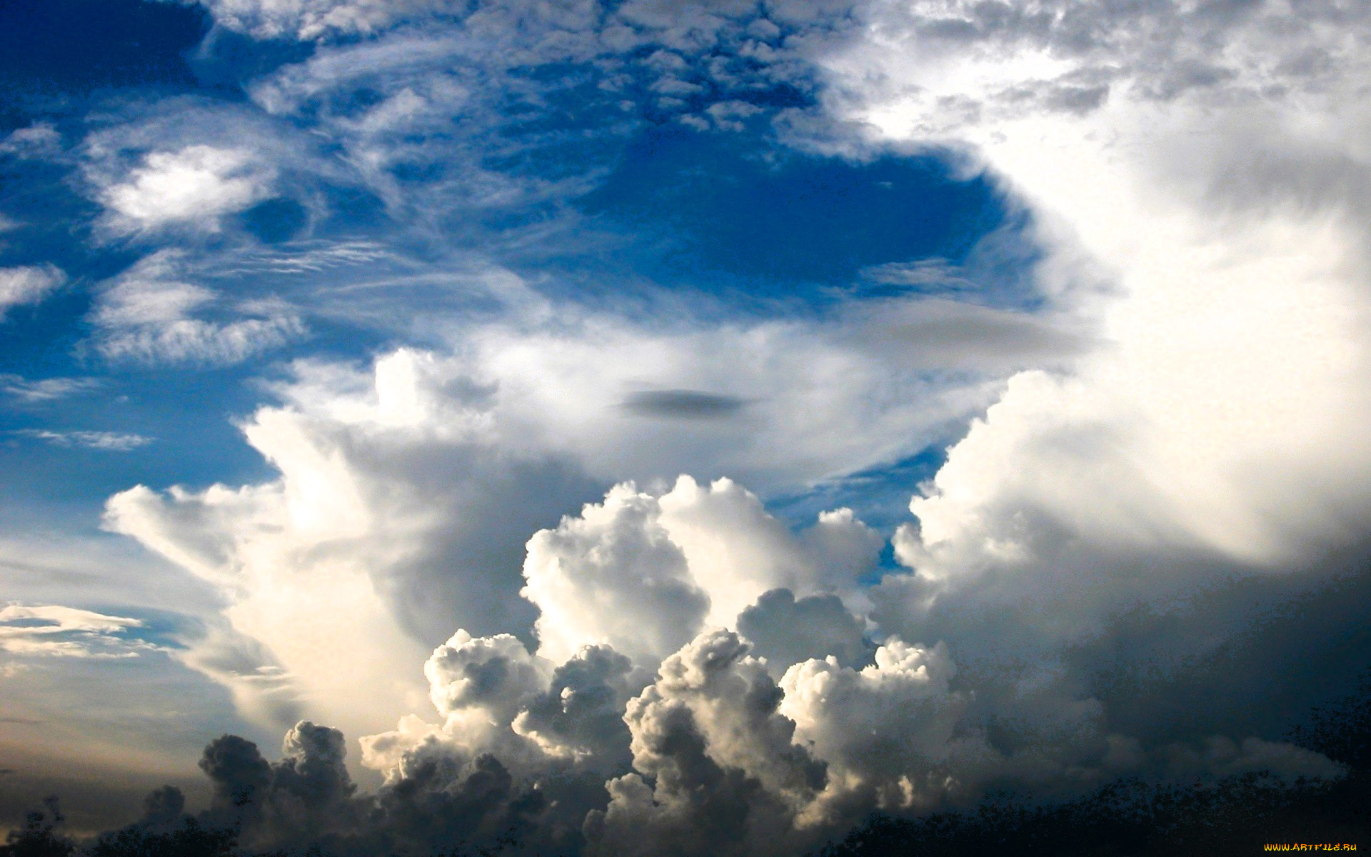 природа, облака, небо