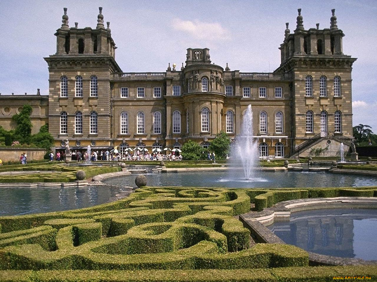 города, дворцы, замки, крепости, blenheim, palace, oxfordshire, england