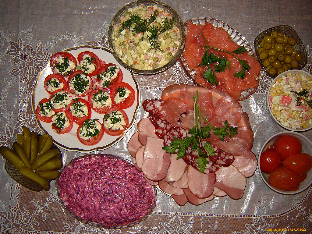 еда, салаты, закуски