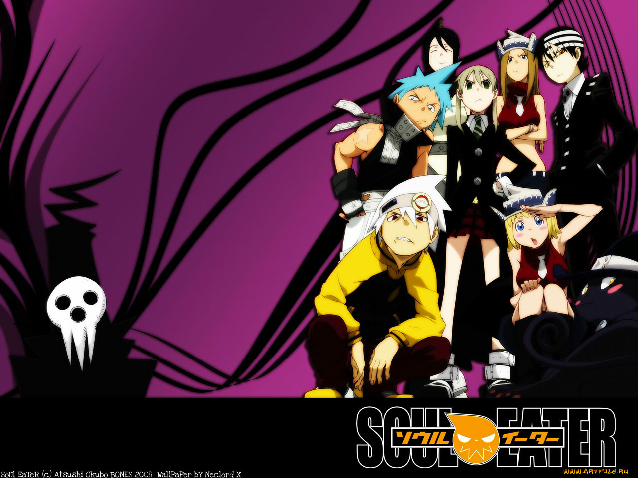аниме, soul, eater