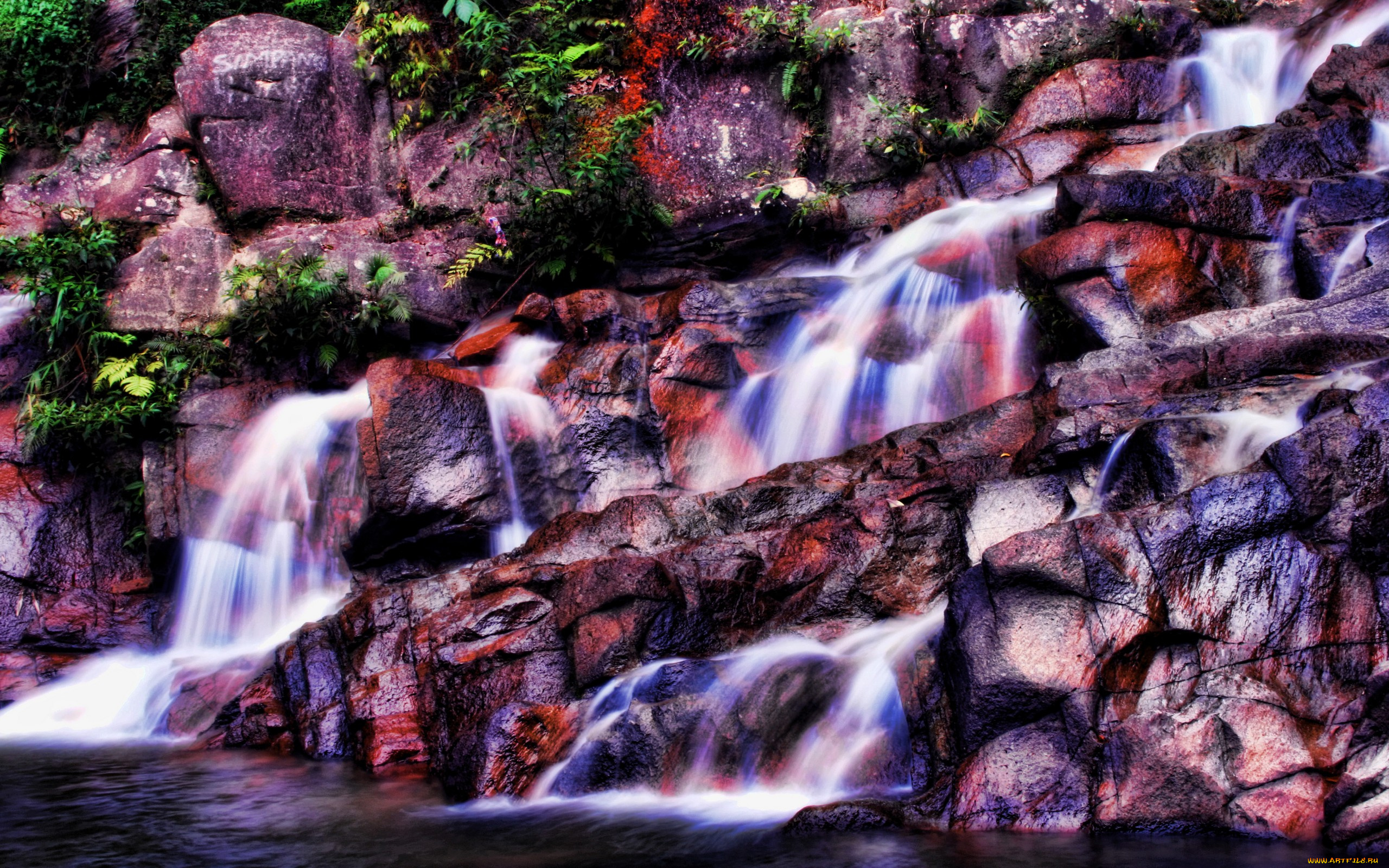 природа, водопады