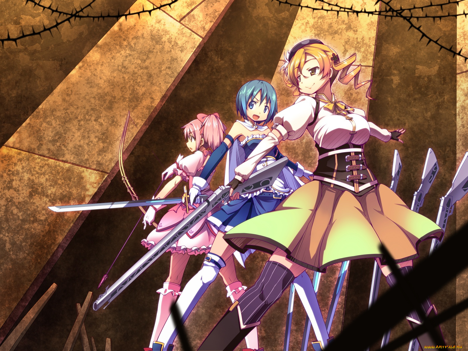 аниме, mahou, shoujo, madoka, magika