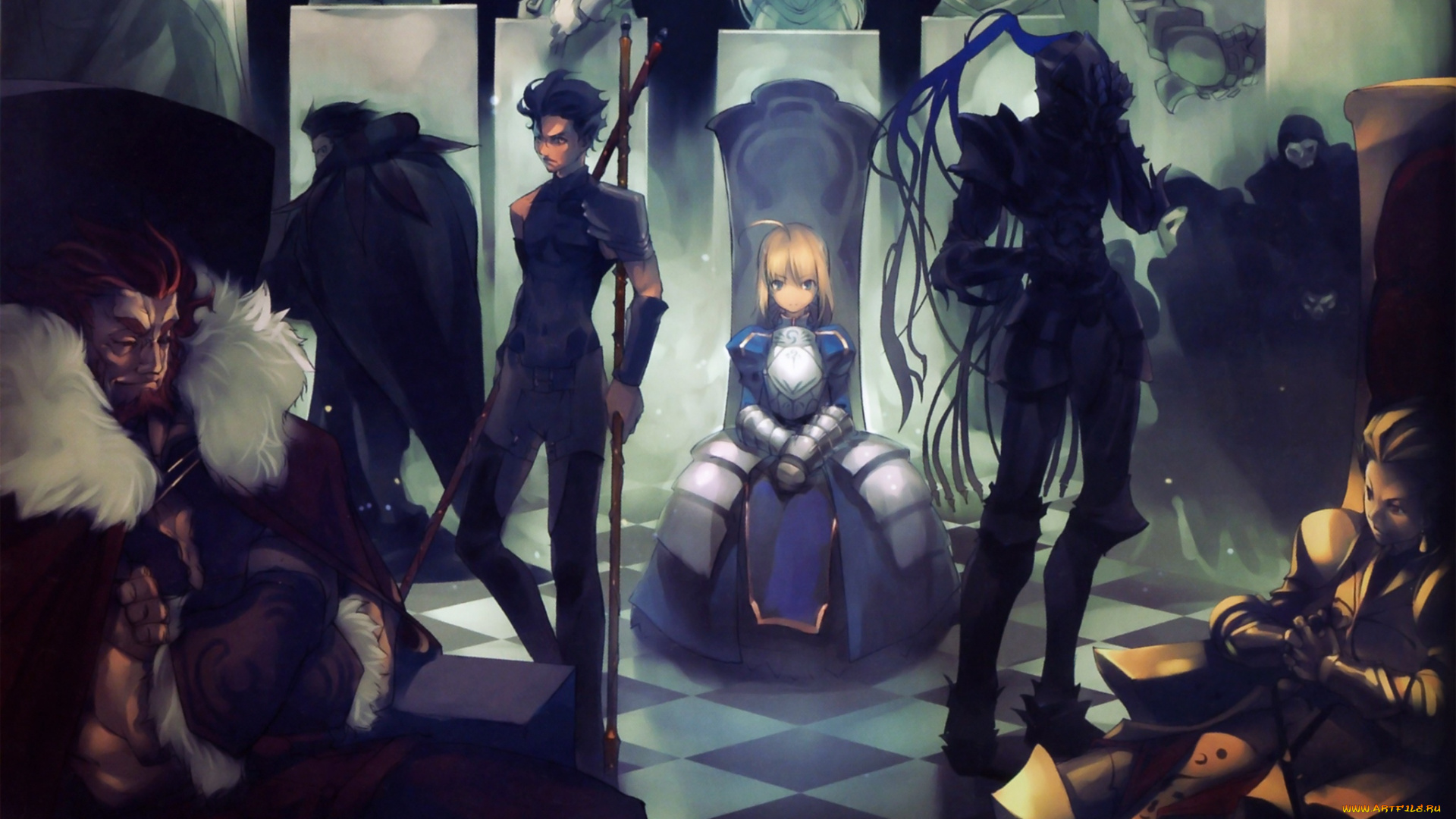 аниме, fate, zero, 
