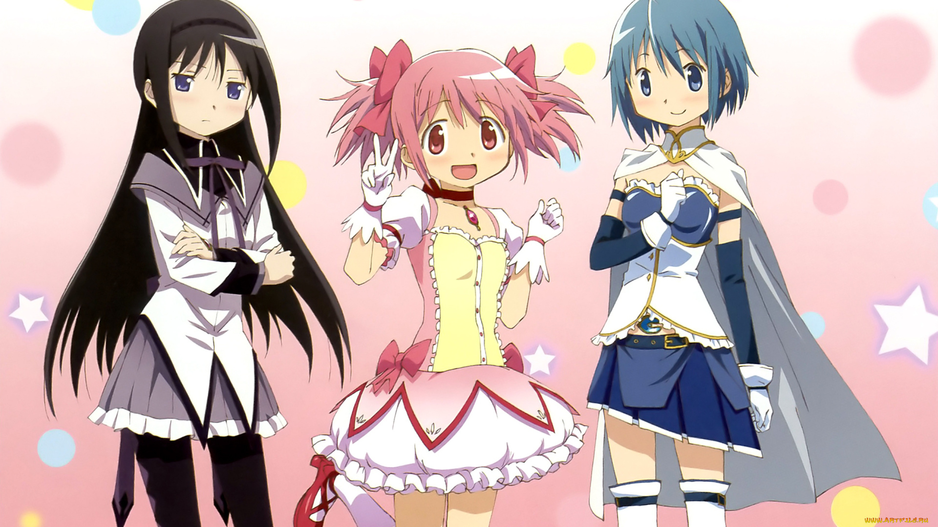 аниме, mahou, shoujo, madoka, magika